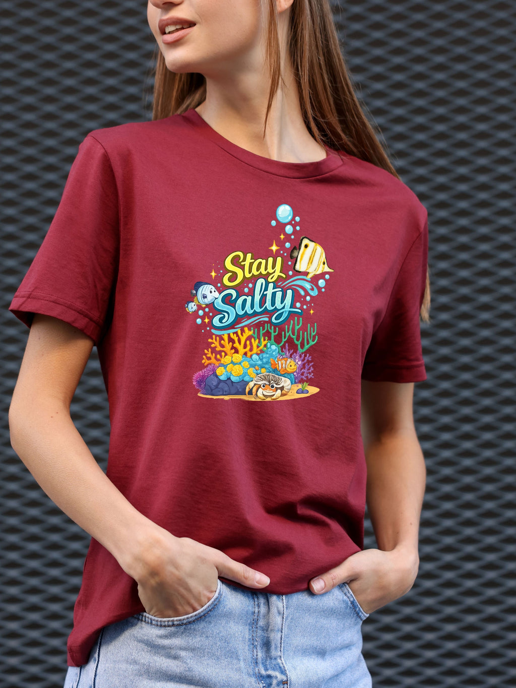Under The Sea PNG, Ocean T-Shirt Design, Sea Life Graphic, Beach Lover Gift, Marine Life PNG, Coastal Aesthetic, Print On Demand Design, Digital Download|gr30-8