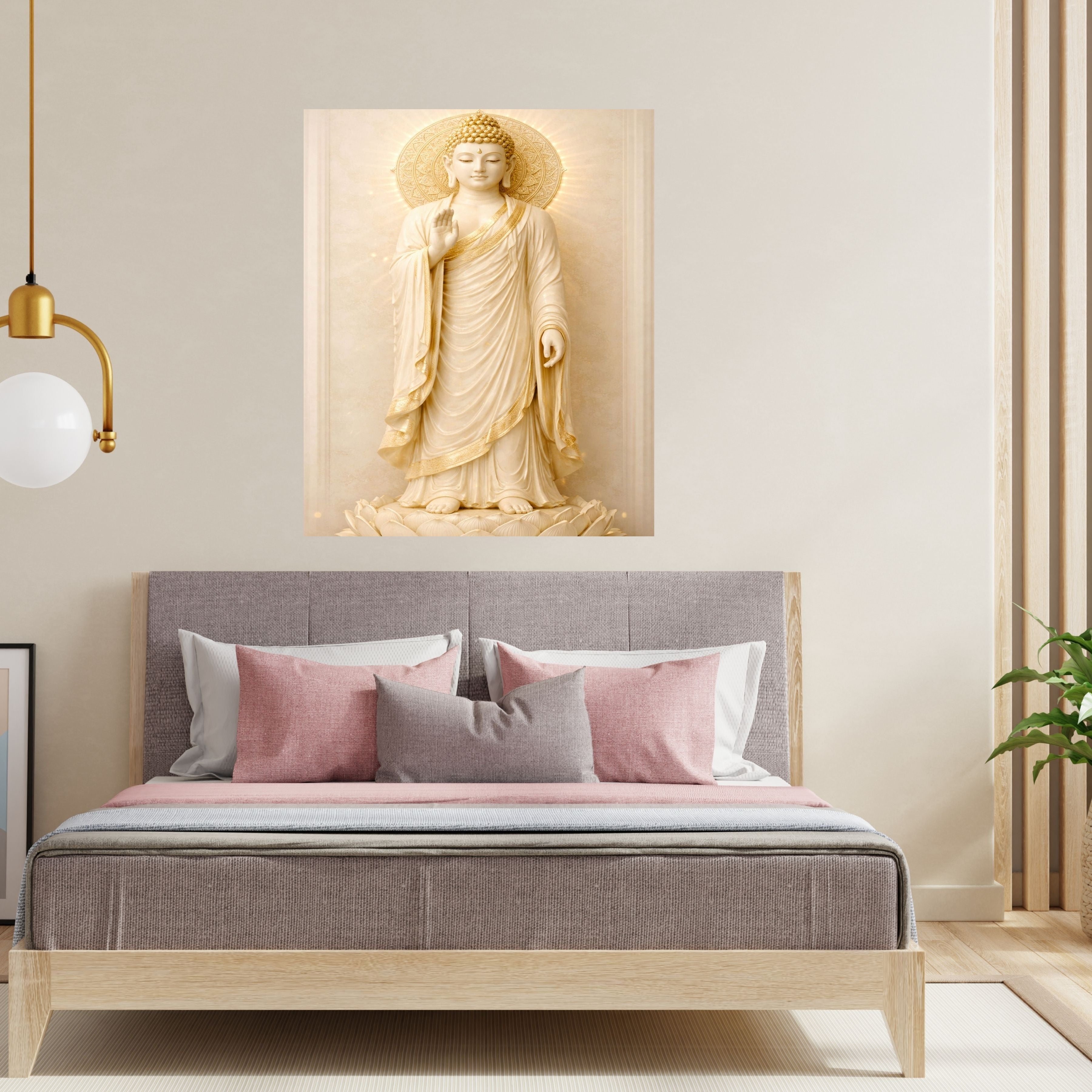 Lord Buddha Printable Wall Art, Zen Buddha Poster, Meditation Room Decor, Buddhist Wall Hanging, Spiritual Digital Download, Peaceful Home Decor|sp89