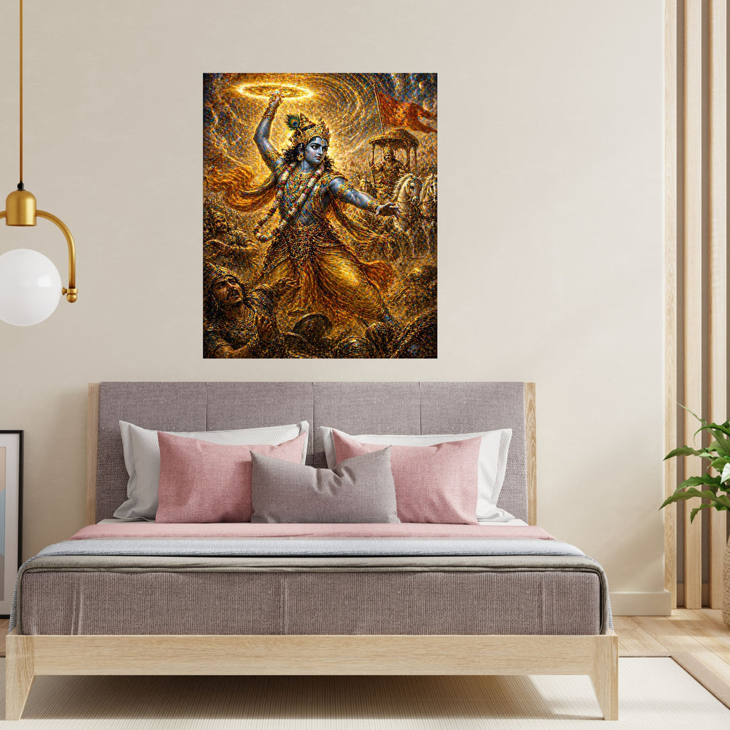 Commercial Use Lord Krishna Wall Art Bundle | Hindu Printable Decor | Commercial Use License Included | Spiritual Home Decor | Pooja Room Prints | Digital Download|sp75c