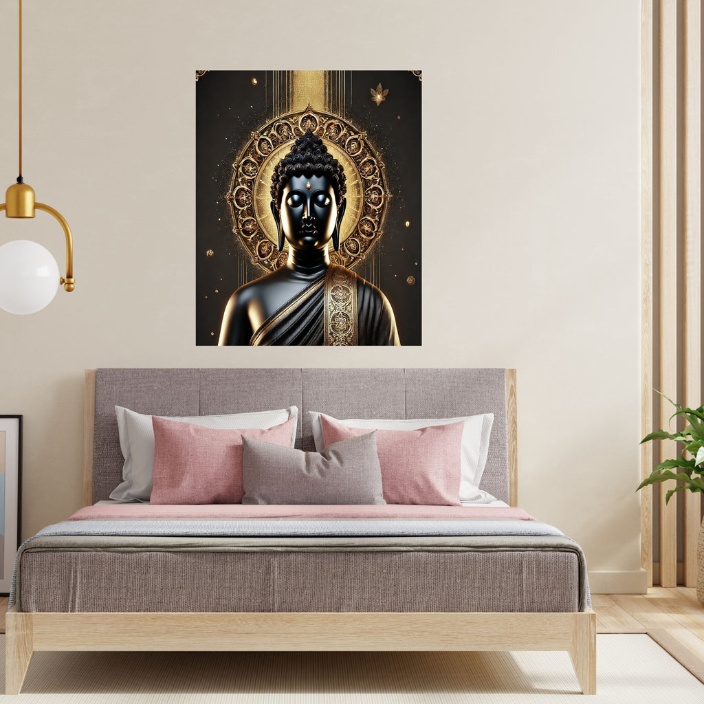 Lord Buddha Printable Wall Art, Zen Buddha Poster, Meditation Room Decor, Buddhist Wall Hanging, Spiritual Digital Download, Peaceful Home Decor|sp83