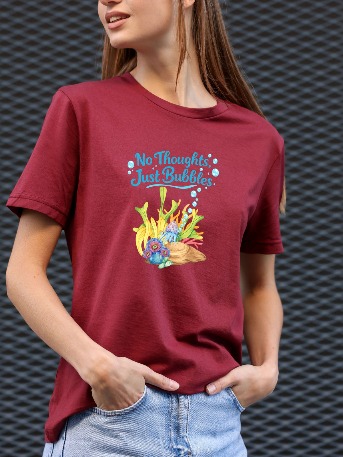 Under The Sea PNG, Ocean T-Shirt Design, Sea Life Graphic, Beach Lover Gift, Marine Life PNG, Coastal Aesthetic, Print On Demand Design, Digital Download|gr30-1