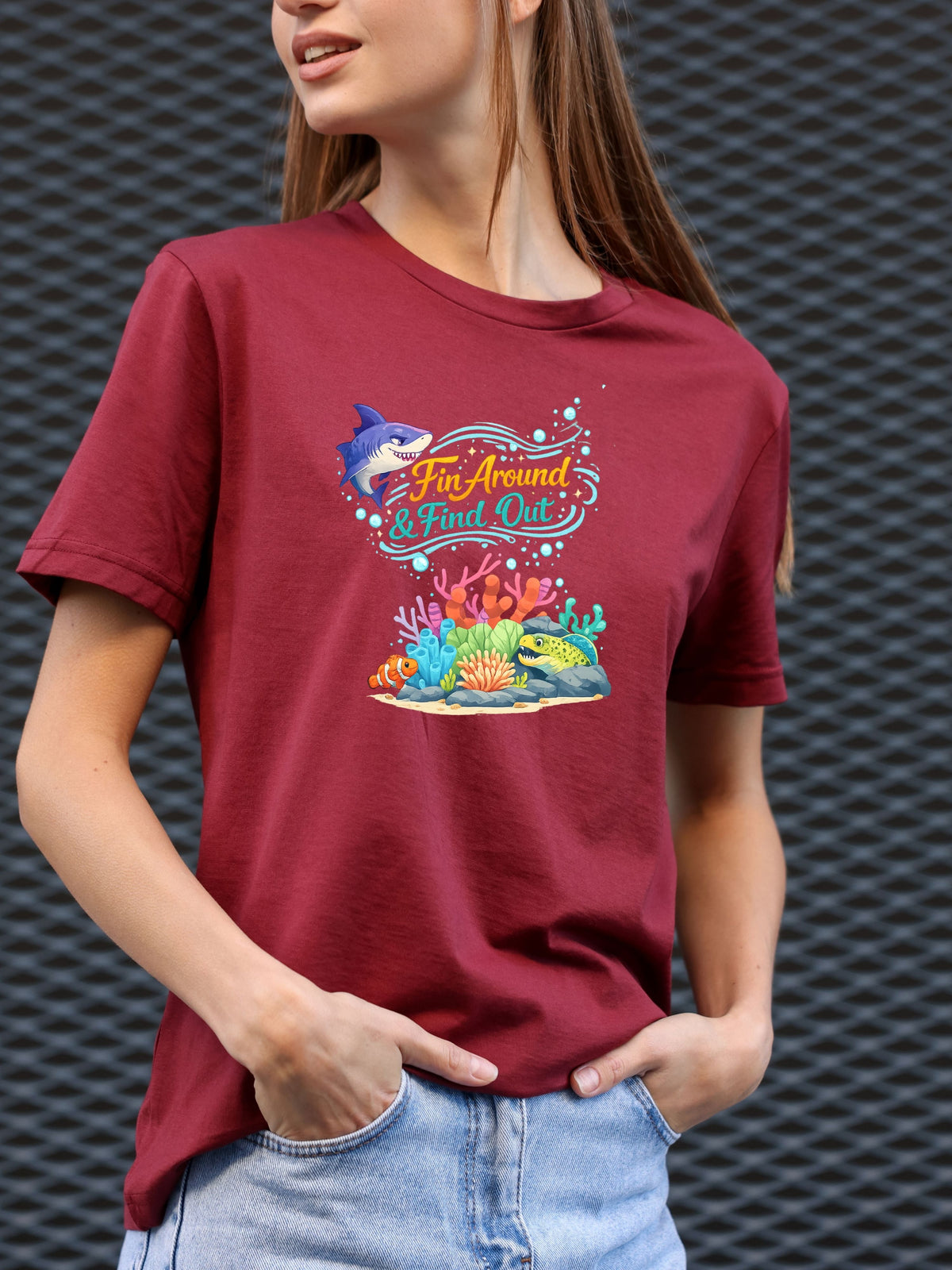 Under The Sea PNG, Ocean T-Shirt Design, Sea Life Graphic, Beach Lover Gift, Marine Life PNG, Coastal Aesthetic, Print On Demand Design, Digital Download|gr30-3
