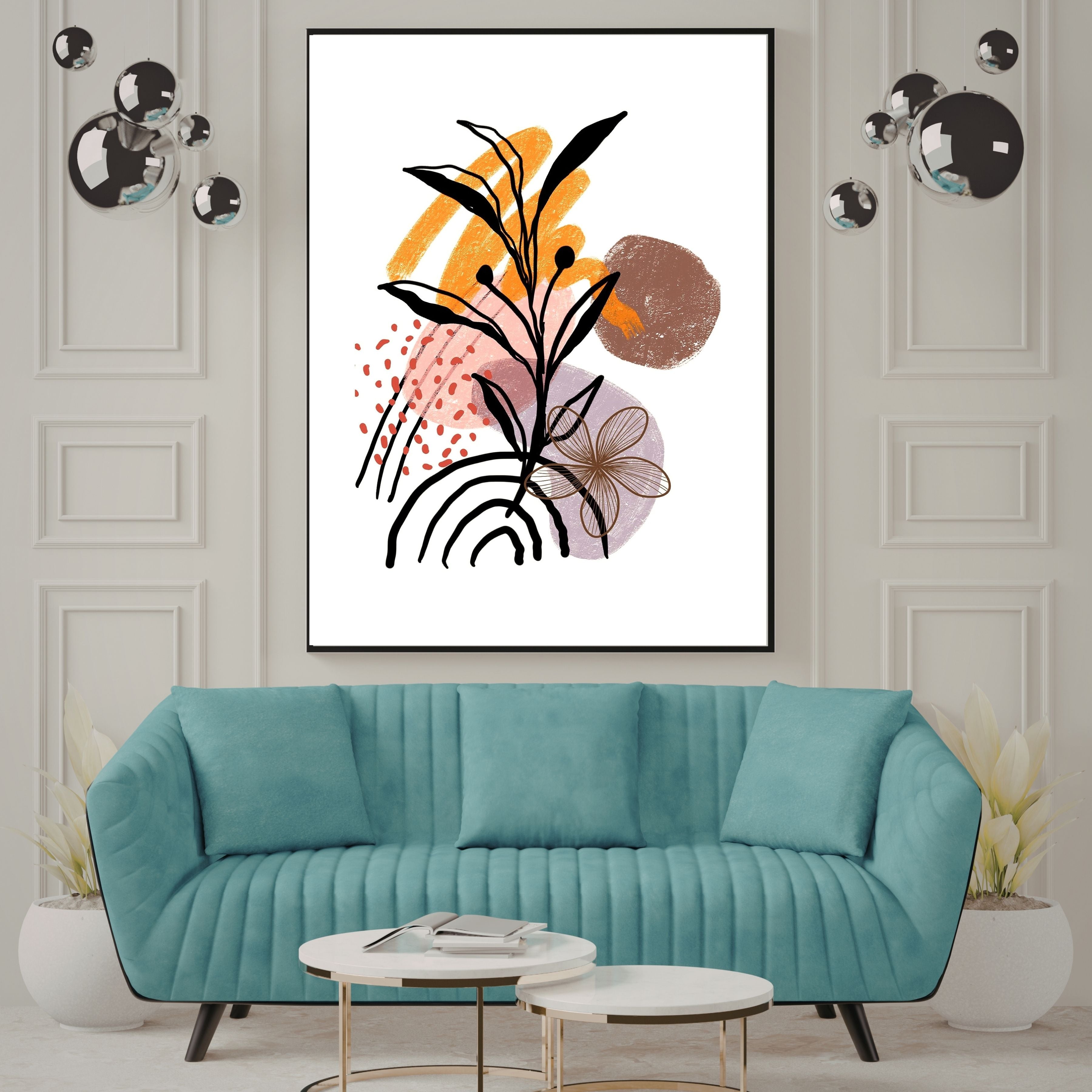 Modern Neutral Wall Art Printable | Luxury Minimalist Decor |modern wall decor| Printable Gallery Wall Set | Scandinavian Home Aesthetic|m44