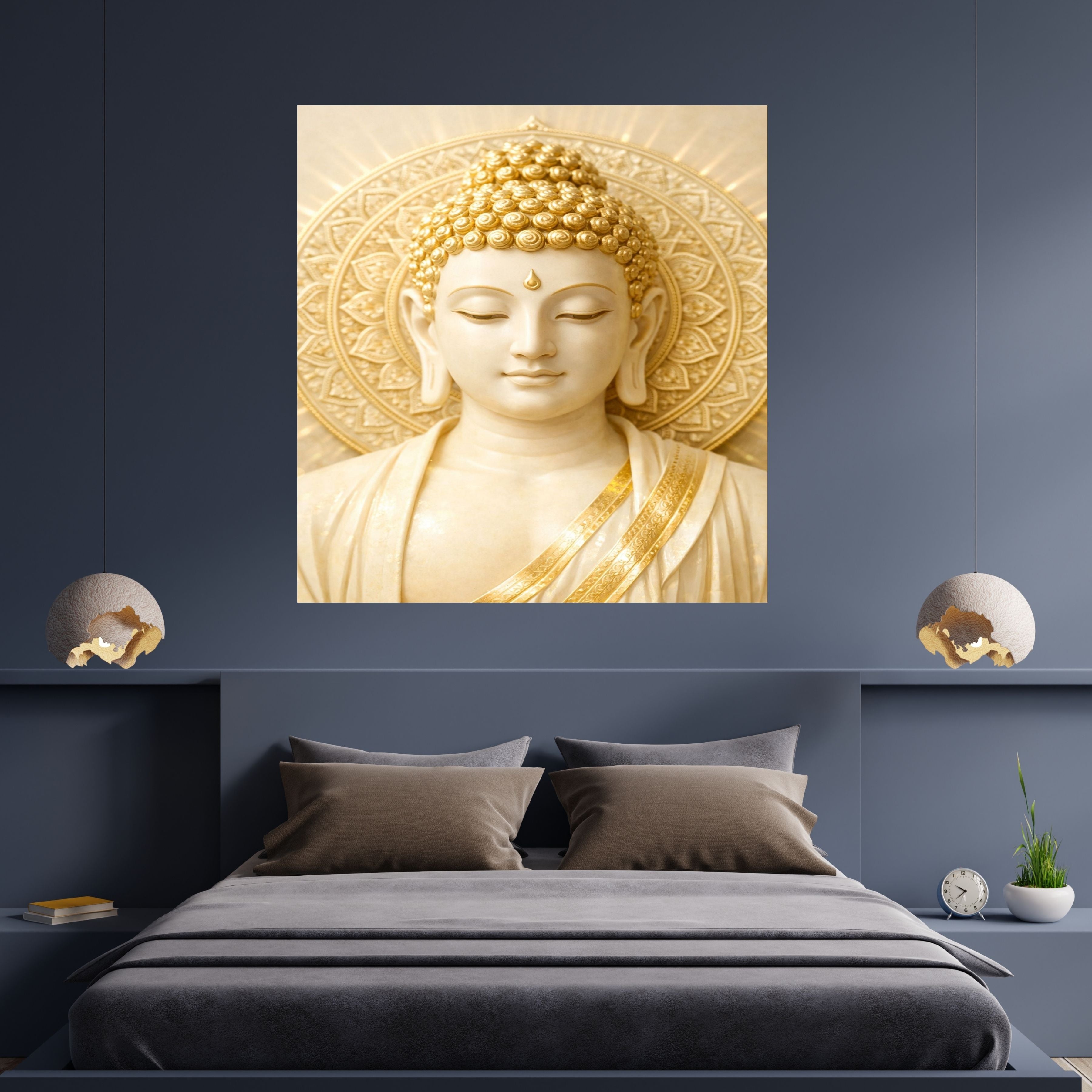 Commercial Use Lord Buddha Wall Art Printable | Zen Meditation Decor | Buddhist Wall Hanging | Spiritual Home Decor | Mindfulness Artwork | Instant Download|sp88c