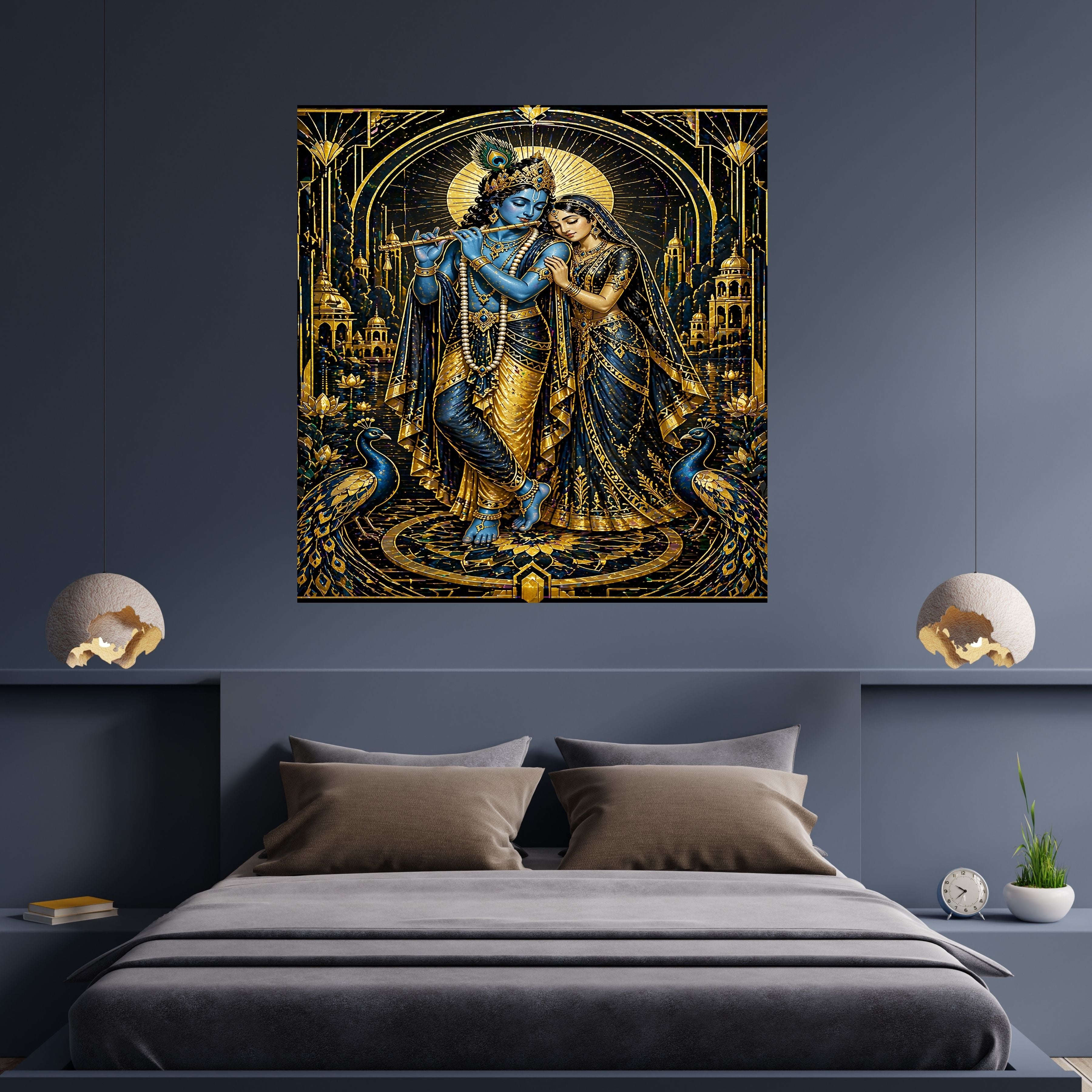 Lord Krishna Wall Art Printable, Krishna Digital Download, Hindu Wall Decor, Spiritual Home Decor, Pooja Room Art, Krishna Poster, Temple Artwork|sp62