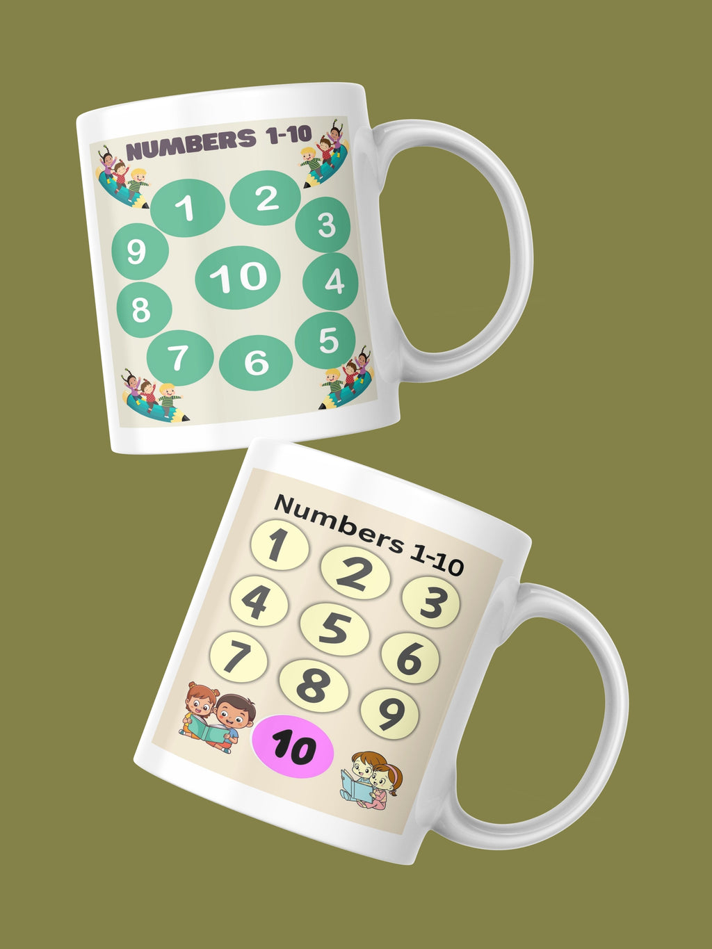 Commercial Use Number Wall Art bundle for Kids, Counting Poster Printable, Educational Nursery Decor, Preschool Math Learning Print, Commercial Use, Digital Download|ke2c
