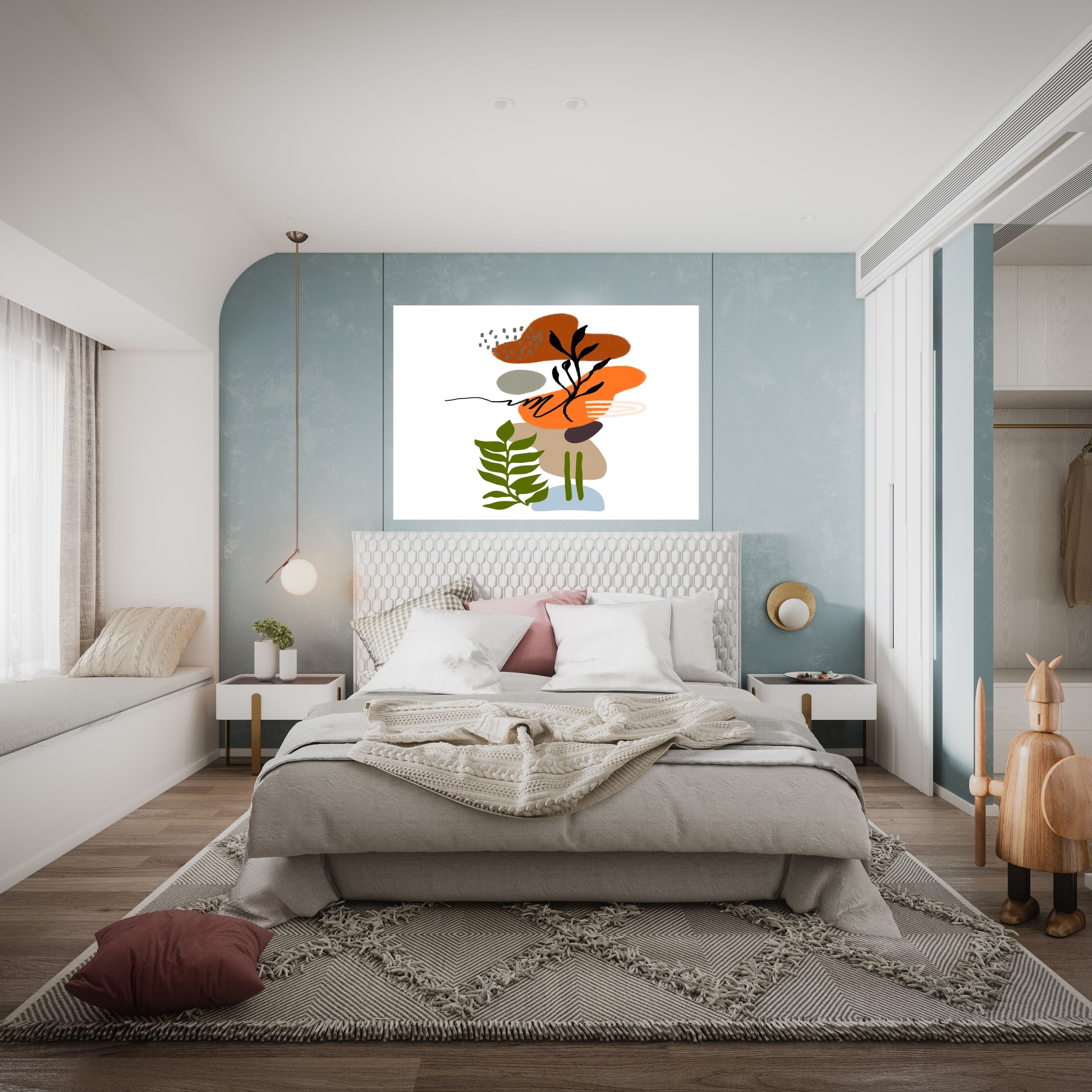 Modern boho Neutral Wall Art Printable | Luxury Minimalist Decor |modern boho wall decor| Printable Gallery Wall Set | Scandinavian Home Aesthetic|m55