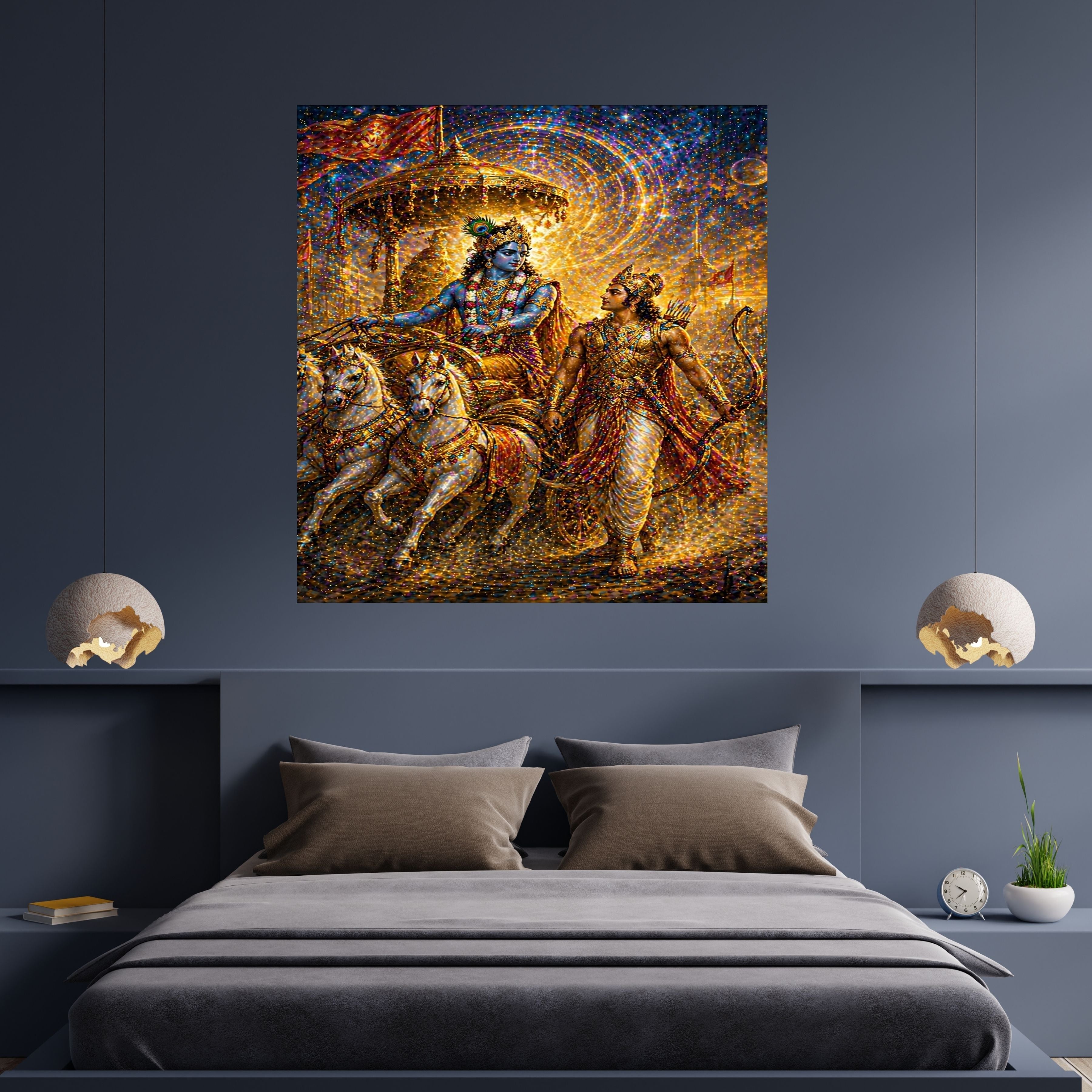 Commercial Use Lord Krishna Wall Art Bundle | Hindu Printable Decor | Commercial Use License Included | Spiritual Home Decor | Pooja Room Prints | Digital Download|sp73c