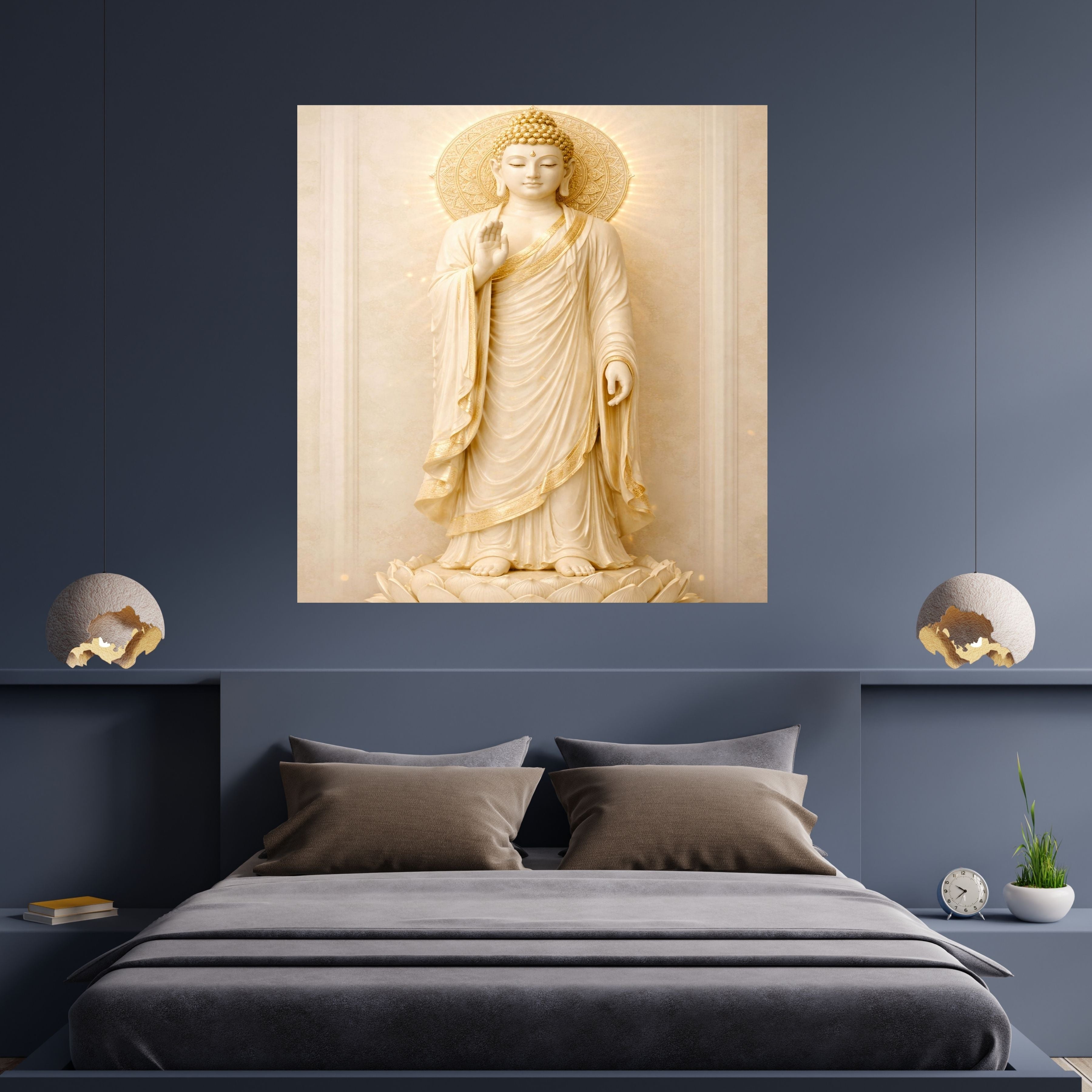 Lord Buddha Printable Wall Art, Zen Buddha Poster, Meditation Room Decor, Buddhist Wall Hanging, Spiritual Digital Download, Peaceful Home Decor|sp89