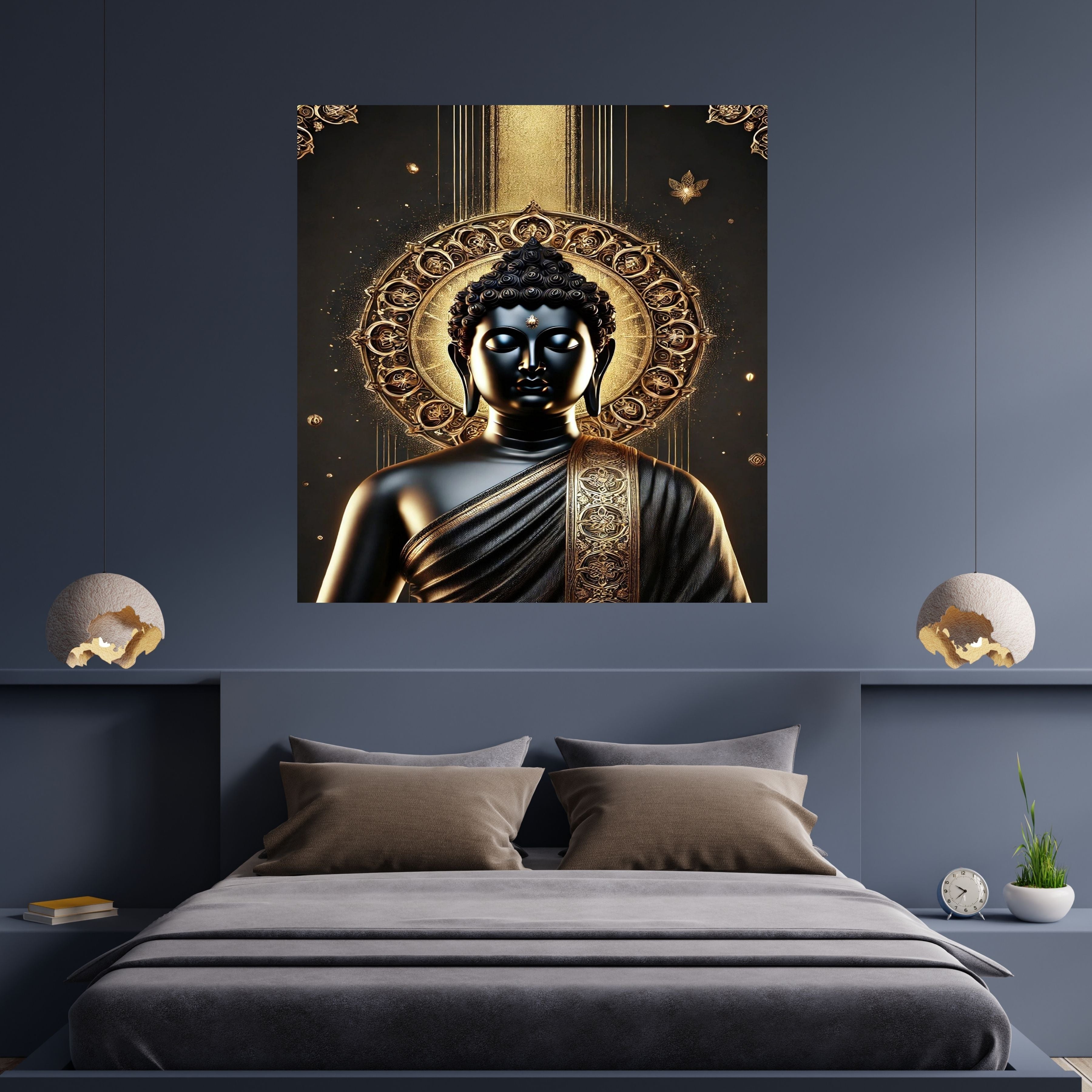 Lord Buddha Printable Wall Art, Zen Buddha Poster, Meditation Room Decor, Buddhist Wall Hanging, Spiritual Digital Download, Peaceful Home Decor|sp83