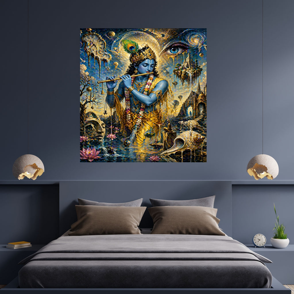 Commercial Use Lord Krishna Wall Art Bundle | Hindu Printable Decor | Commercial Use License Included | Spiritual Home Decor | Pooja Room Prints | Digital Download|sp65c