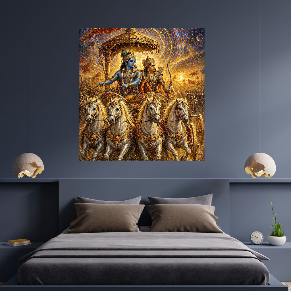 Lord Krishna Wall Art Printable, Krishna Digital Download, Hindu Wall Decor, Spiritual Home Decor, Pooja Room Art, Krishna Poster, Temple Artwork|sp74