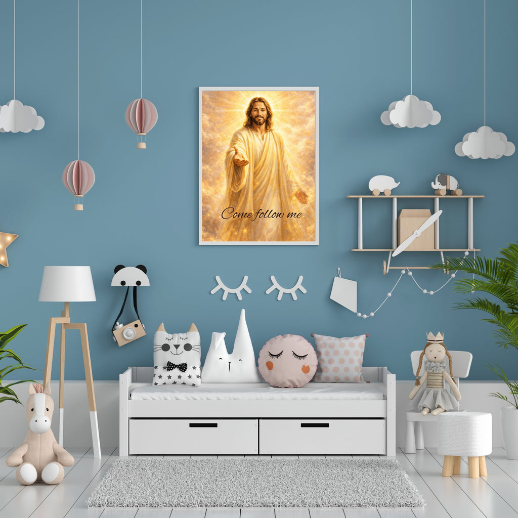 Commercial Use Jesus Wall Art Printable Set, Christian Nursery Decor Bundle, Bible Story Illustrations, Resell License Included|sp21c