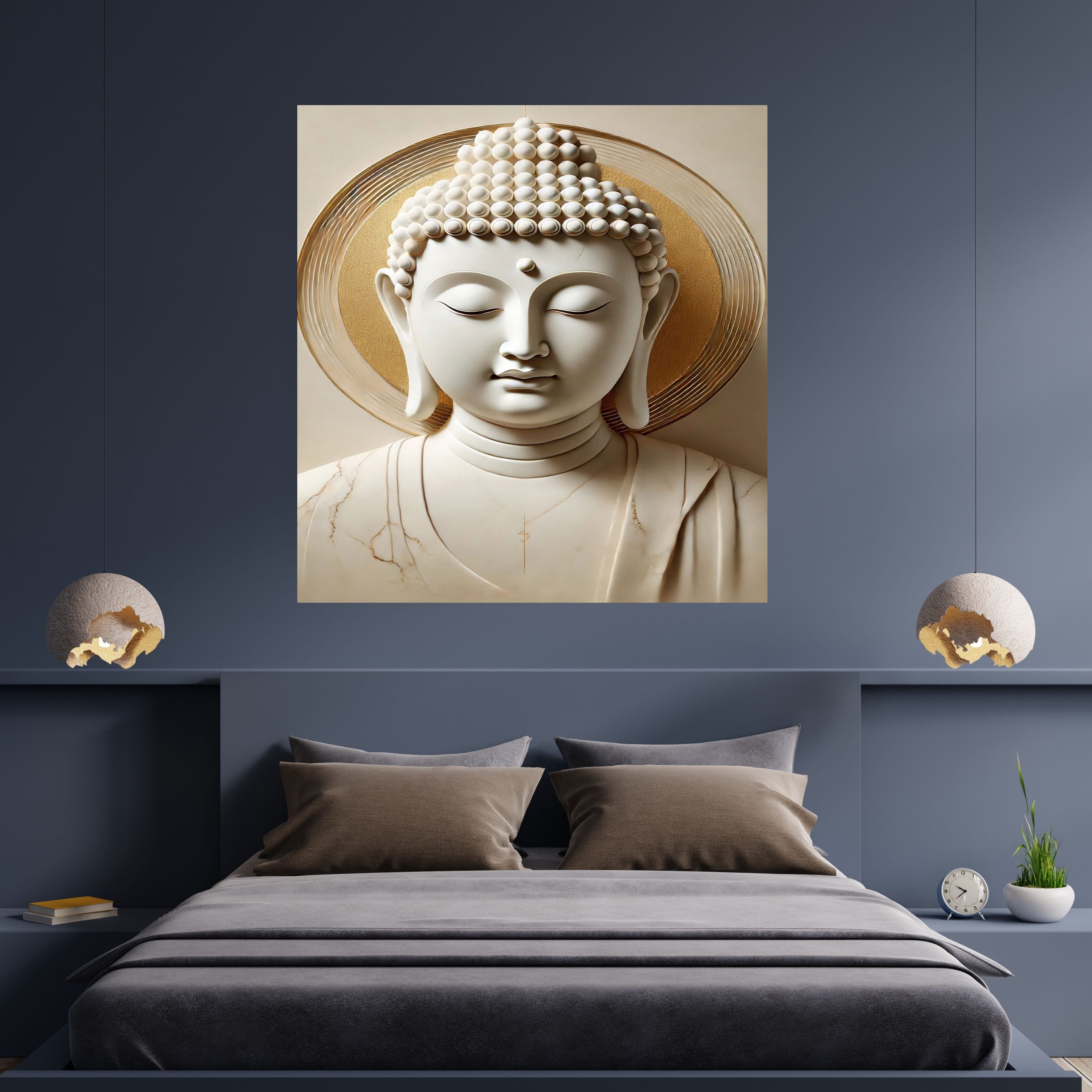 Lord Buddha Printable Wall Art, Zen Buddha Poster, Meditation Room Decor, Buddhist Wall Hanging, Spiritual Digital Download, Peaceful Home Decor|sp87