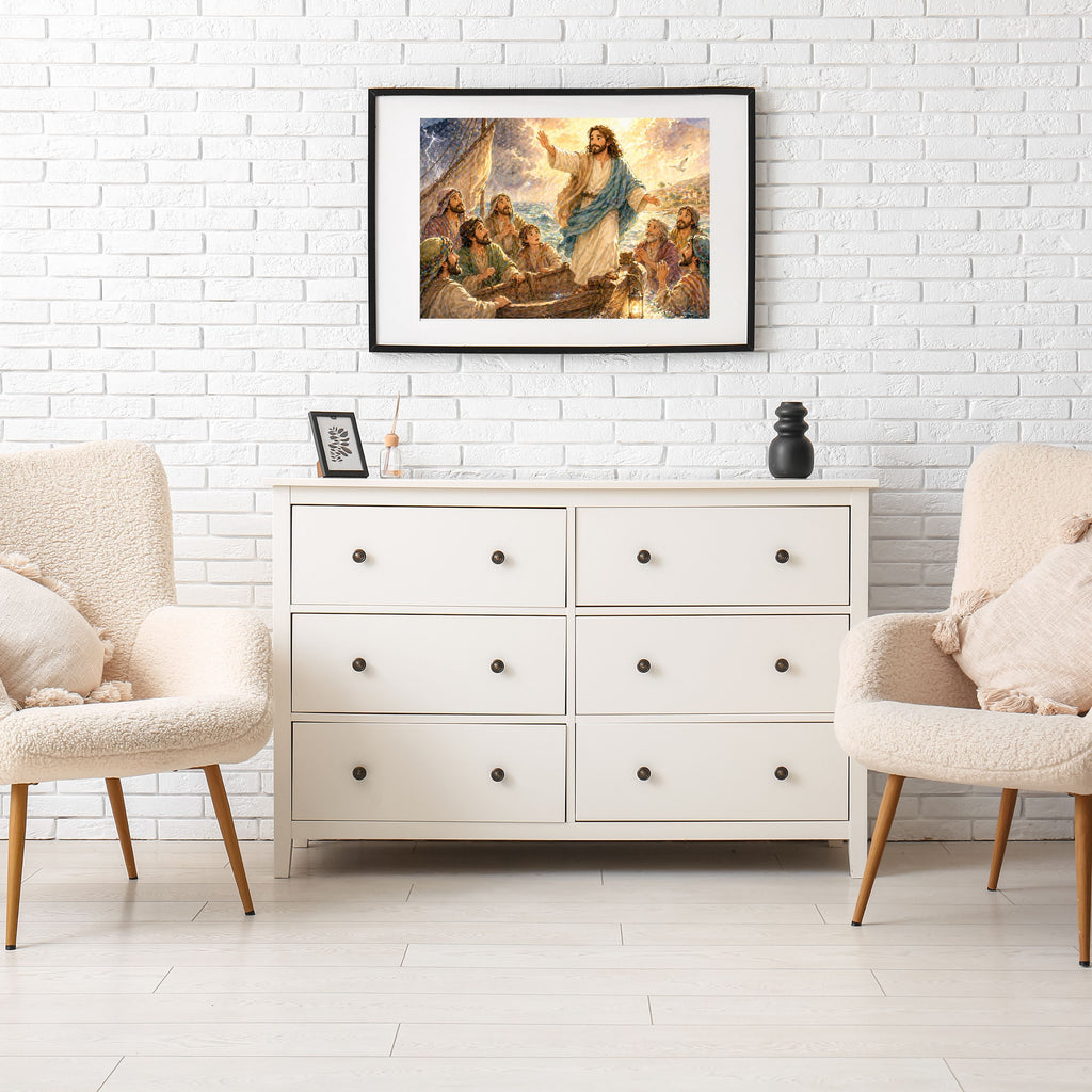 Jesus Wall Art Printable Set, Christian Nursery Decor, Bible Story Prints, Jesus with Children, Good Shepherd, Baptism, Faith Gift|sp12