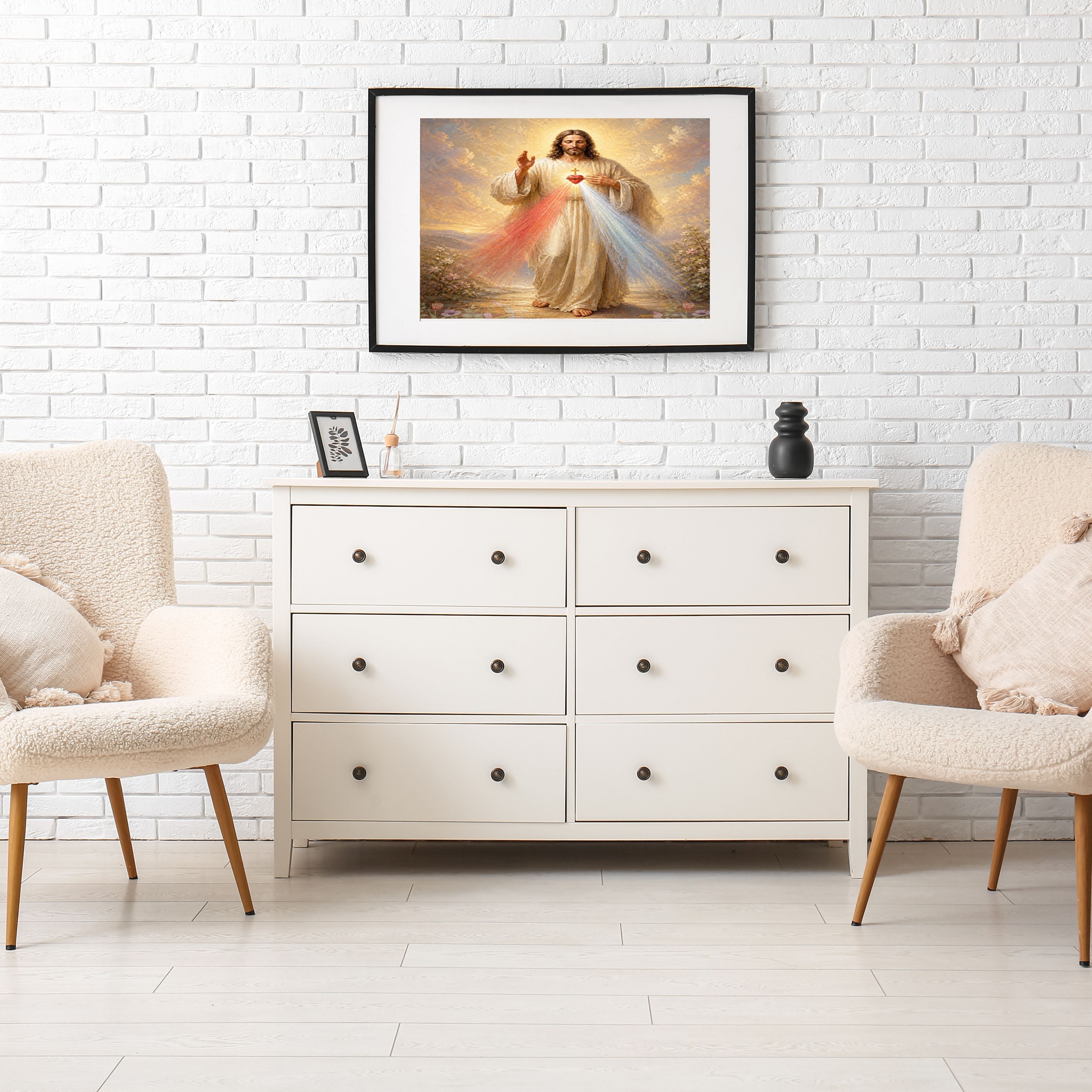 Jesus Wall Art Printable Set, Christian Nursery Decor, Bible Story Prints, Jesus with Children, Good Shepherd, Baptism, Faith Gift|sp44