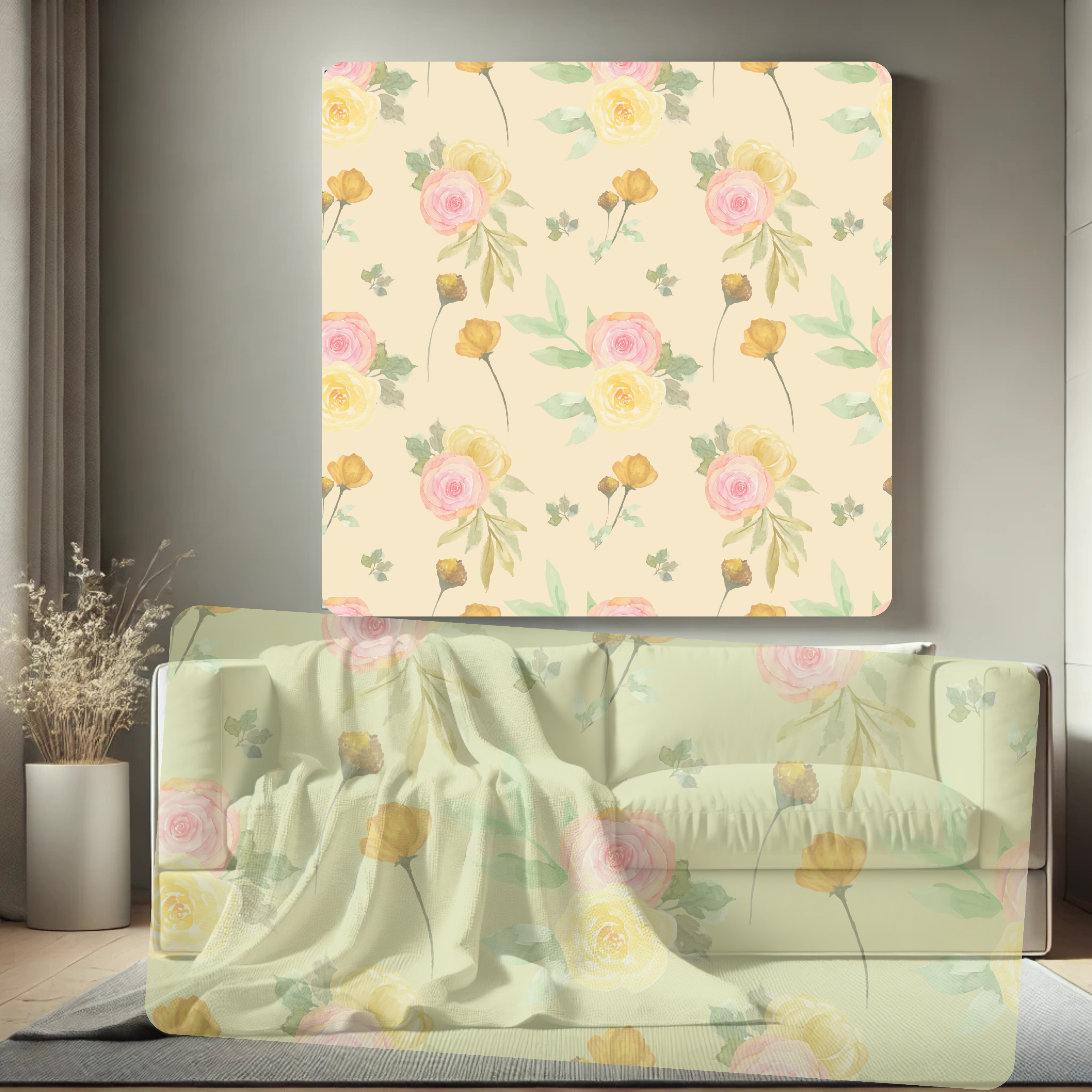 Commercial use Seamless Floral Pattern Bundle Botanical Digital Paper Pack, Flower Repeat Background, POD Design, Printable Fabric Pattern|137c