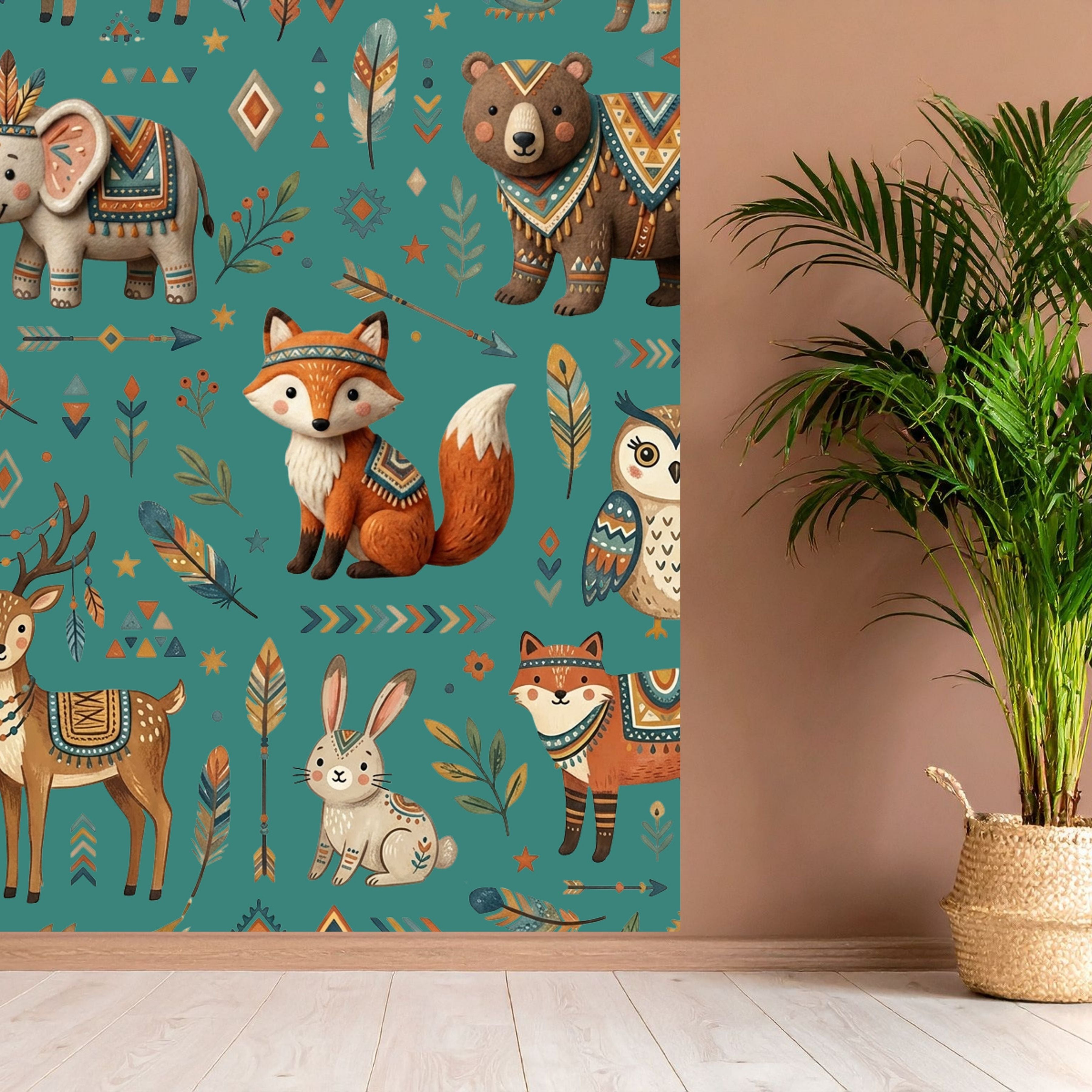 Kids Seamless Animal Pattern Bundle, Cute Cartoon Animals Digital Paper, Nursery Backgrounds, Baby Pattern, Printable Scrapbook Paper Pack|166