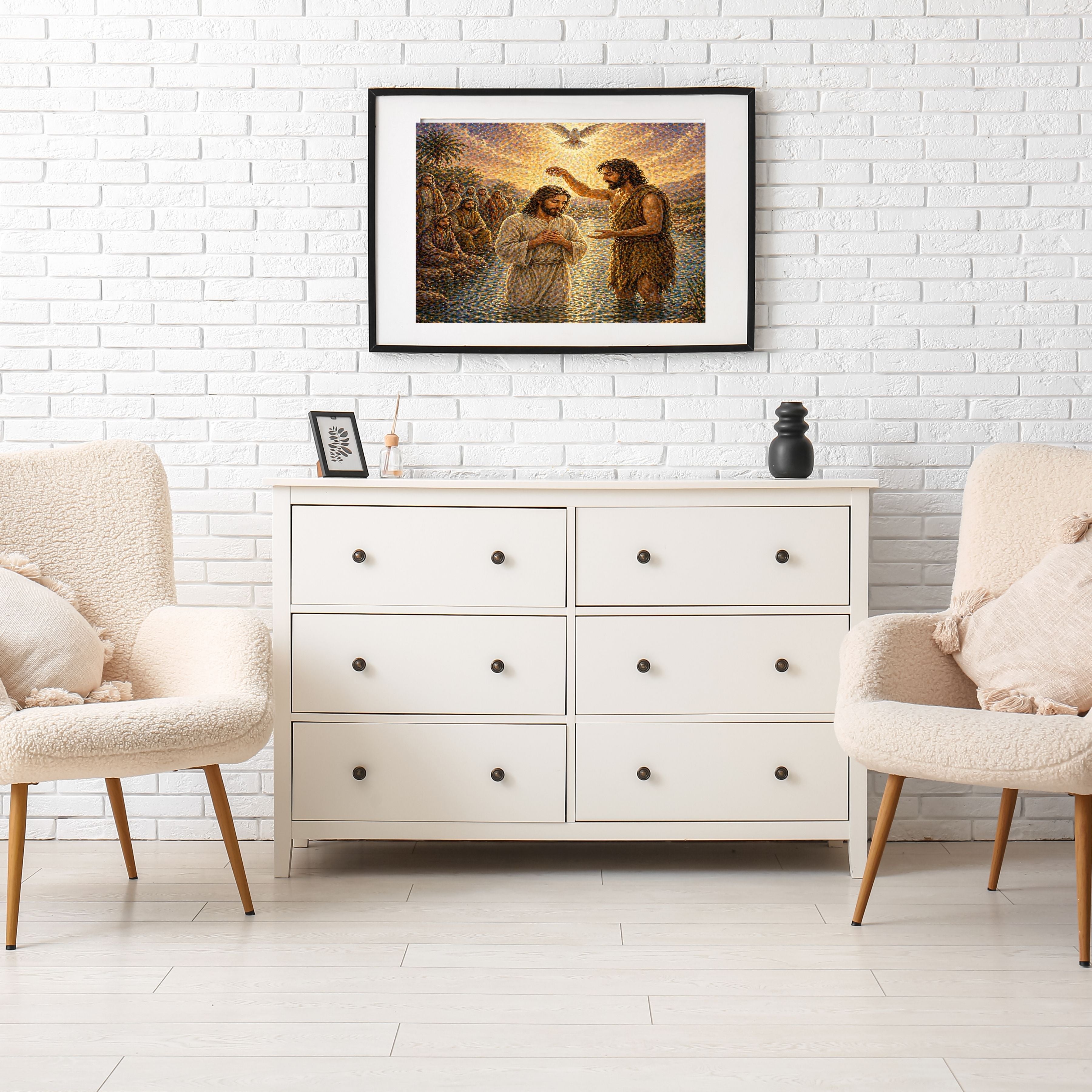 Jesus Wall Art Printable Set, Christian Nursery Decor, Bible Story Prints, Jesus with Children, Good Shepherd, Baptism, Faith Gift|sp16