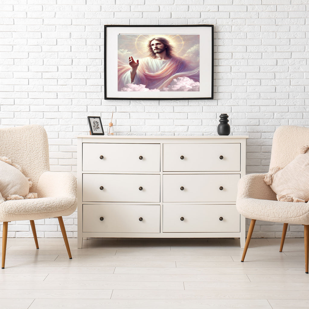 Jesus Wall Art Printable Set, Christian Nursery Decor, Bible Story Prints, Jesus with Children, Good Shepherd, Baptism, Faith Gift|sp23