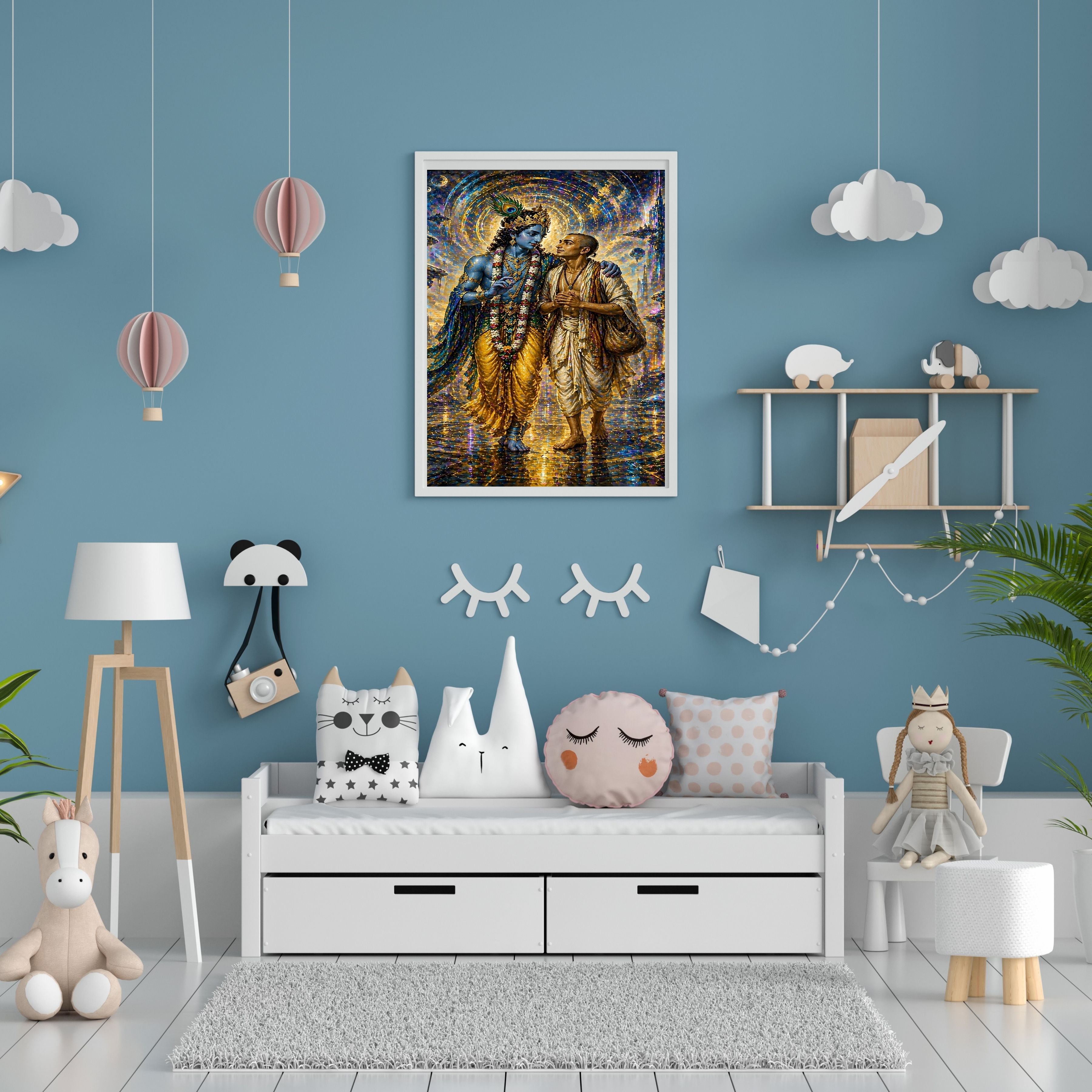 Commercial Use Lord Krishna Wall Art Bundle | Hindu Printable Decor | Commercial Use License Included | Spiritual Home Decor | Pooja Room Prints | Digital Download|sp70c