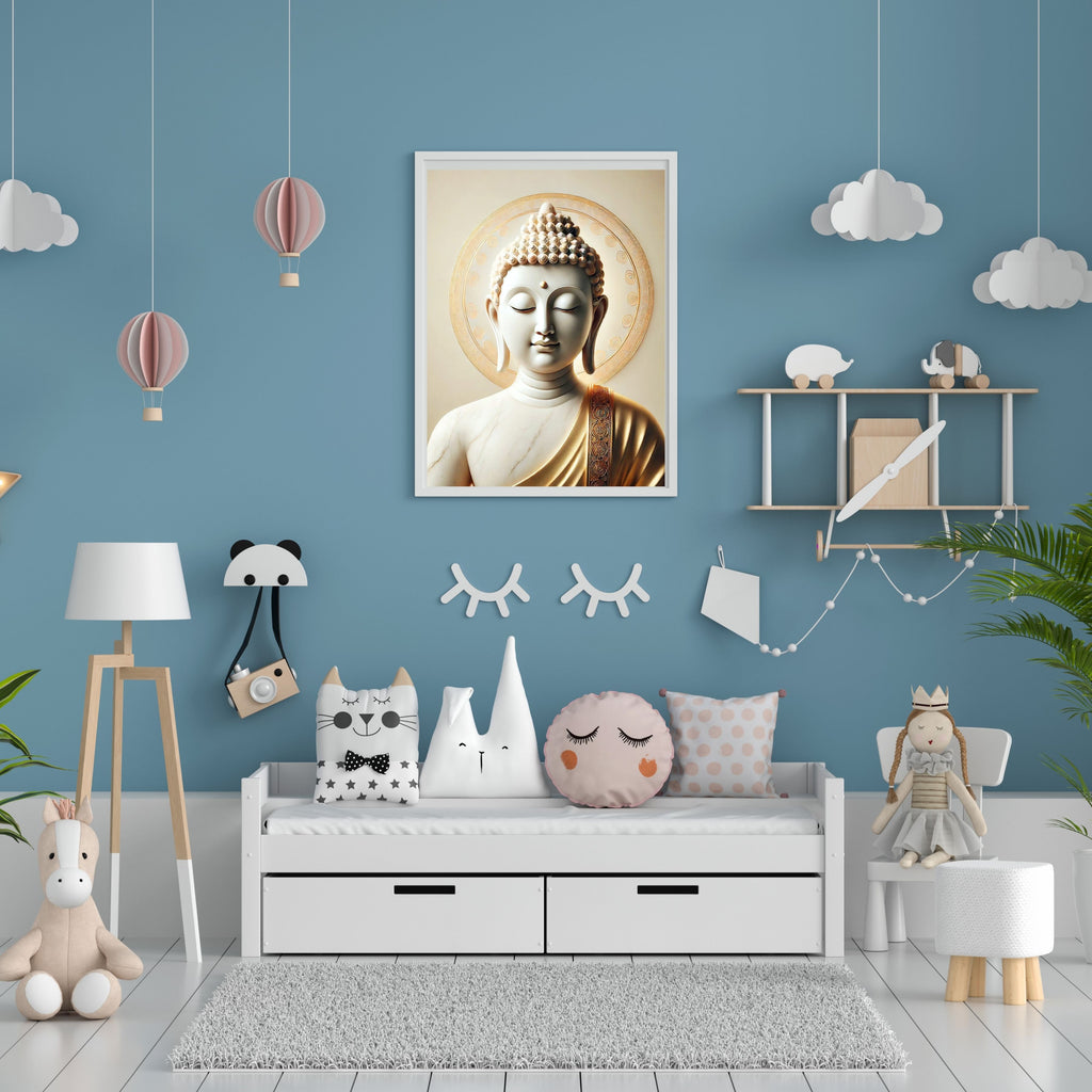 Commercial Use Lord Buddha Wall Art Printable | Zen Meditation Decor | Buddhist Wall Hanging | Spiritual Home Decor | Mindfulness Artwork | Instant Download|sp90c