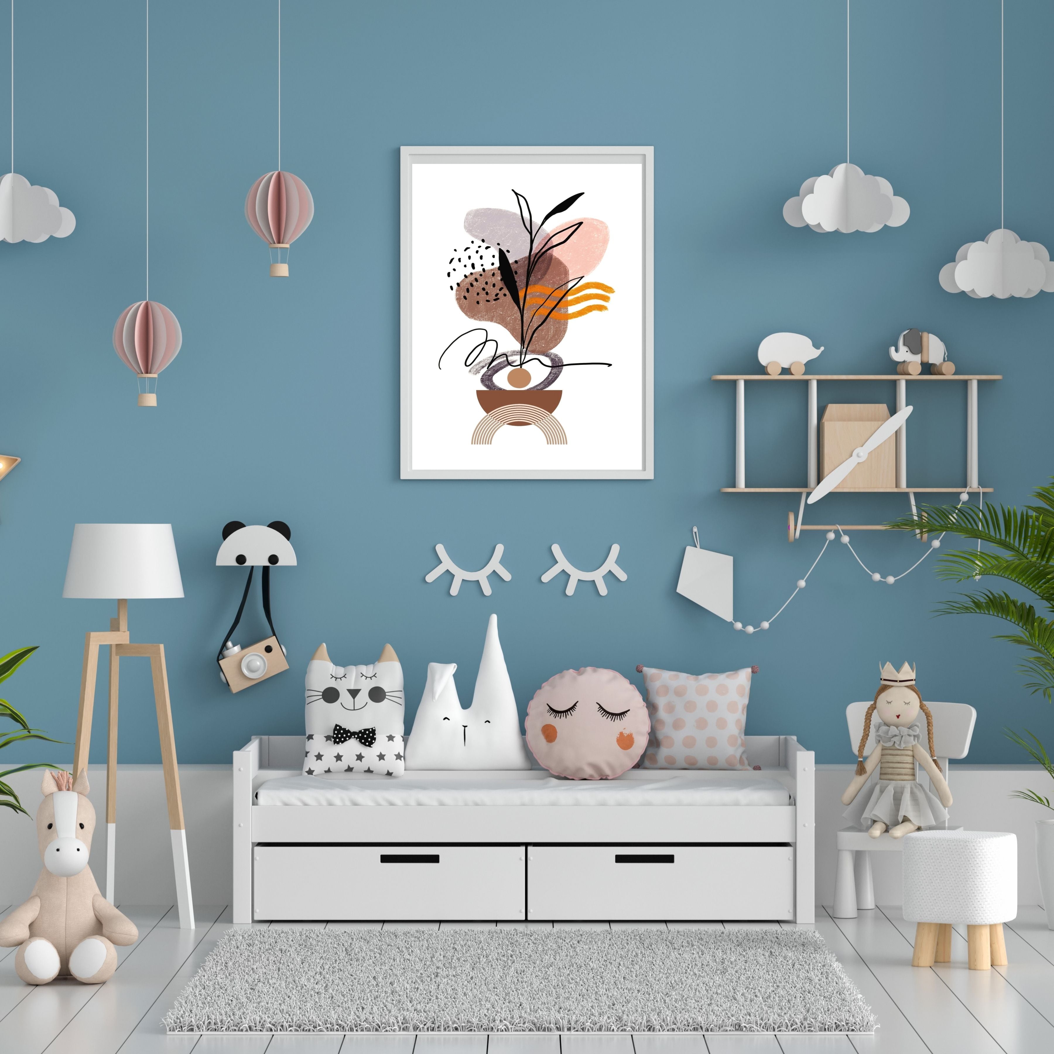 Commercial use Modern boho Wall Art Printable, Minimalist Wall Decor, Abstract modern Art Print, Neutral Aesthetic Wall Hanging, Living Room Bedroom Decor, Gallery Wall Art, Instant Download|m46c