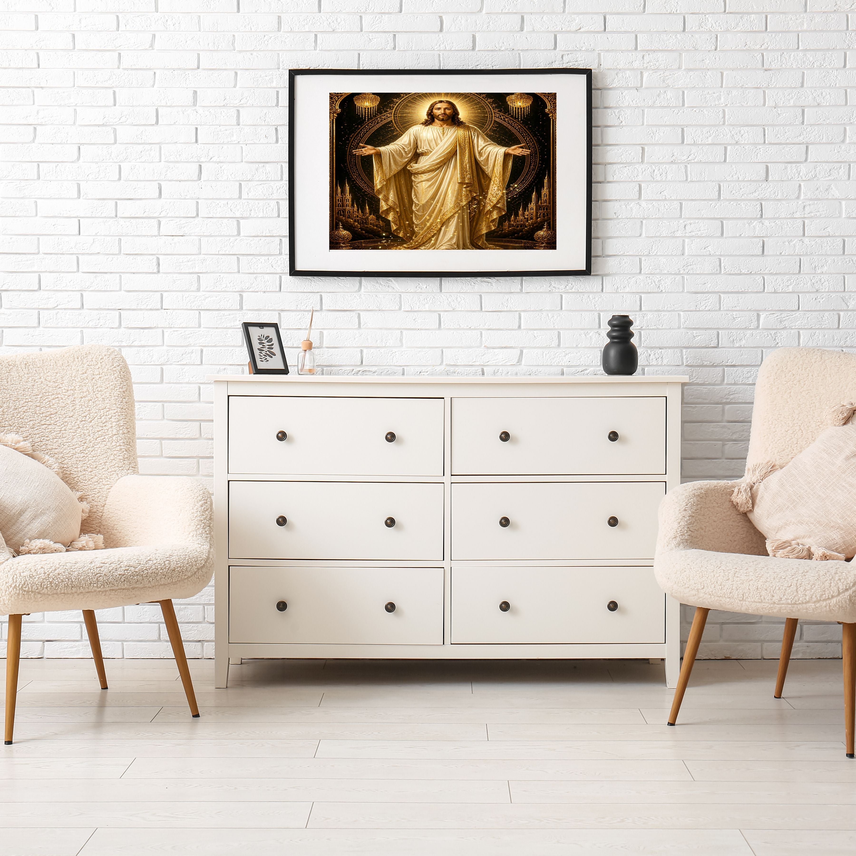 Commercial Use Jesus Wall Art Printable Set, Christian Nursery Decor Bundle, Bible Story Illustrations, Resell License Included|sp39c