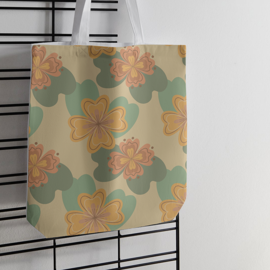Retro Groovy Hibiscus Seamless Pattern Bundle 10 Colourways Commercial Use - 70s Floral Digital Paper POD Etsy Retro Home Products Groovy Merchandise 70s Fabric Printing
