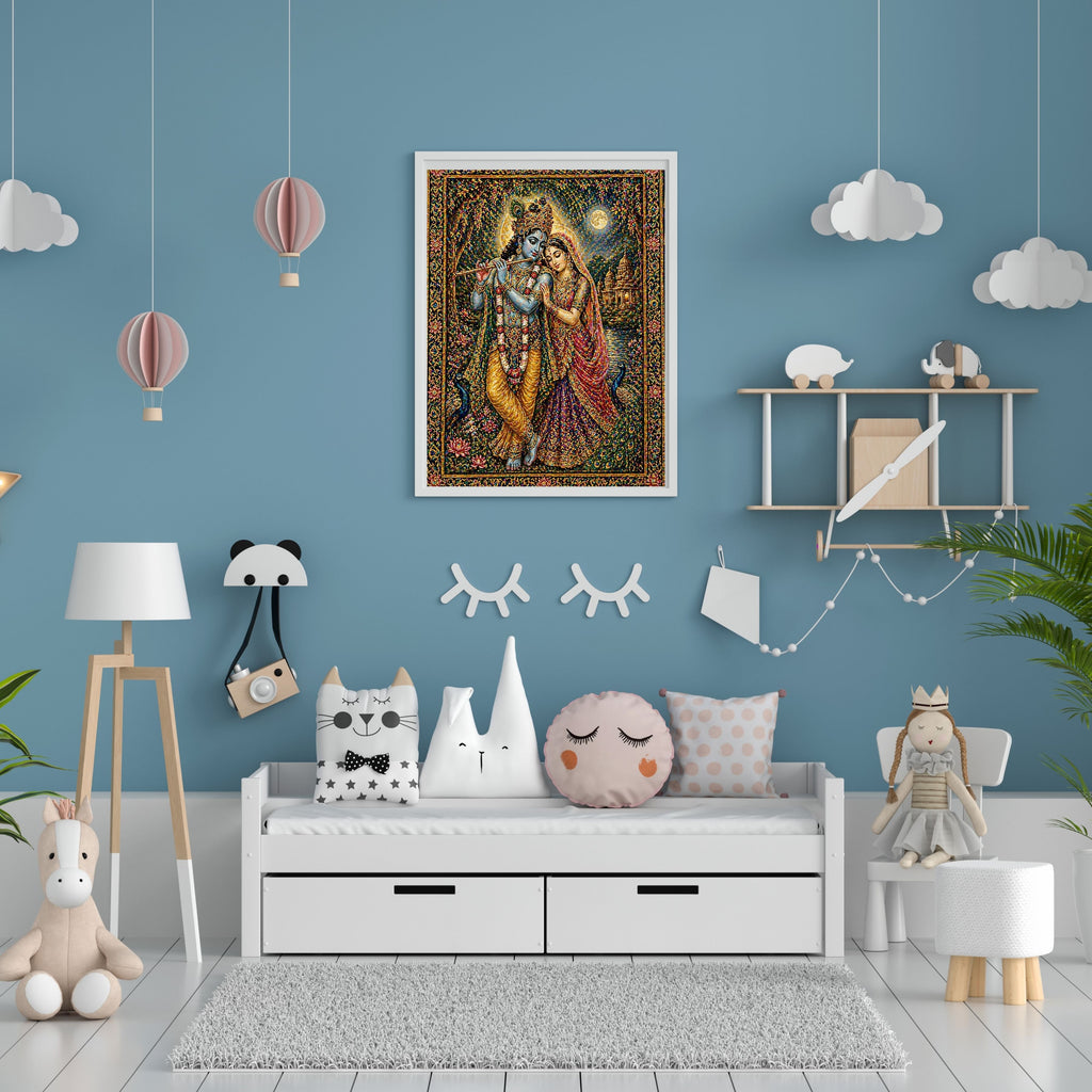 Commercial Use Lord Krishna Wall Art Bundle | Hindu Printable Decor | Commercial Use License Included | Spiritual Home Decor | Pooja Room Prints | Digital Download|sp76c