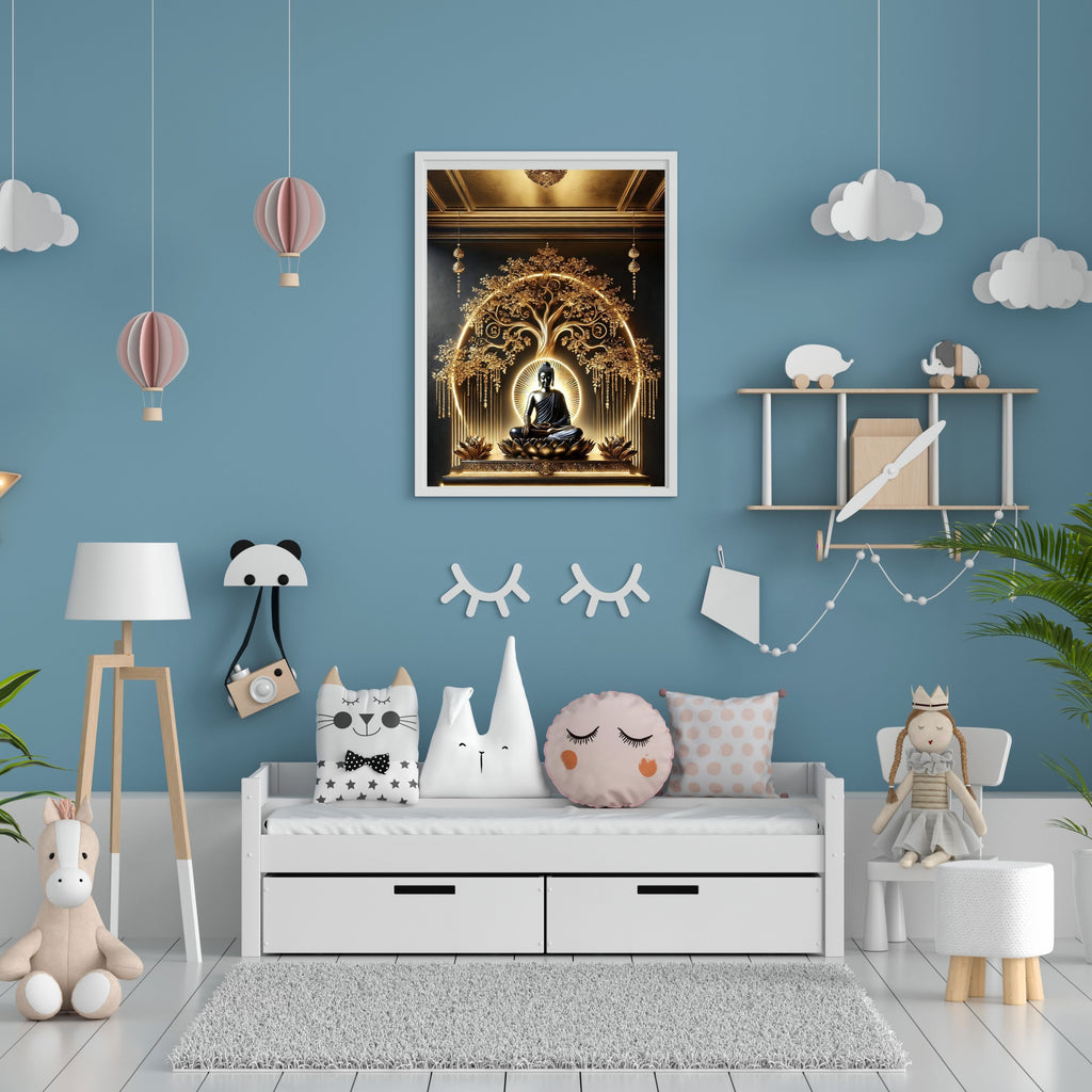 Lord Buddha Printable Wall Art, Zen Buddha Poster, Meditation Room Decor, Buddhist Wall Hanging, Spiritual Digital Download, Peaceful Home Decor|sp81