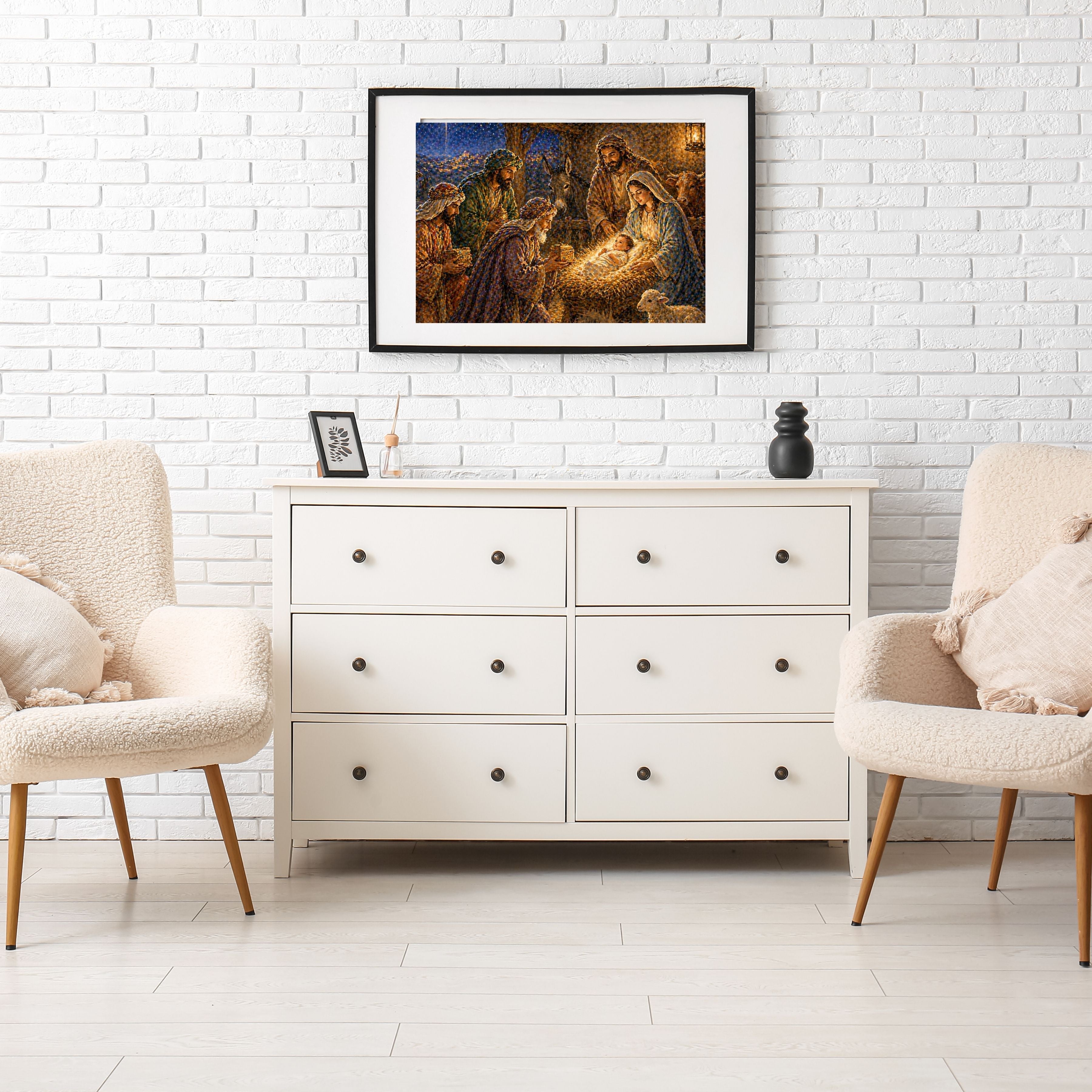 Commercial Use Jesus Wall Art Printable Set, Christian Nursery Decor Bundle, Bible Story Illustrations, Resell License Included|sp15c