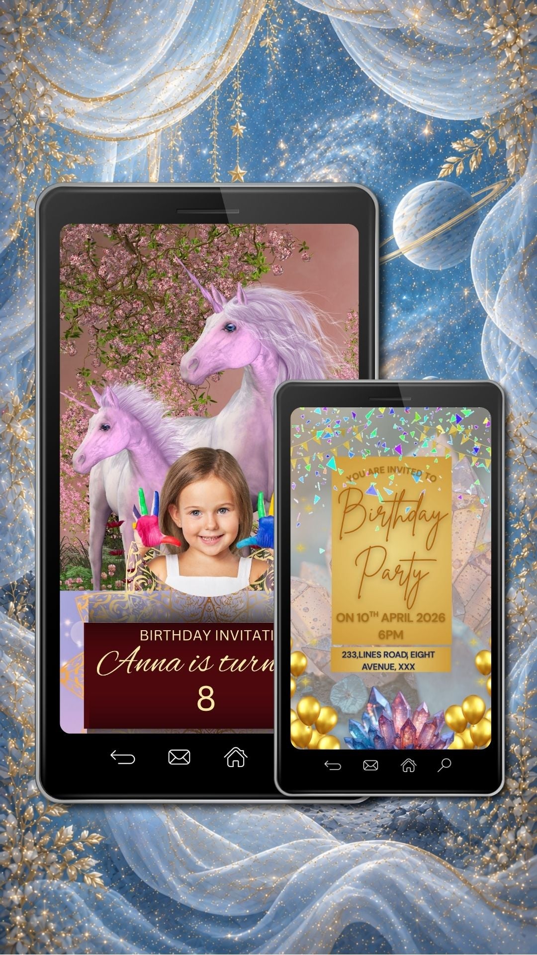 Enchanted Meadow Birthday Invitation Video | Editable Canva Template | Magical Nature Kids Party Invite | Instant Download