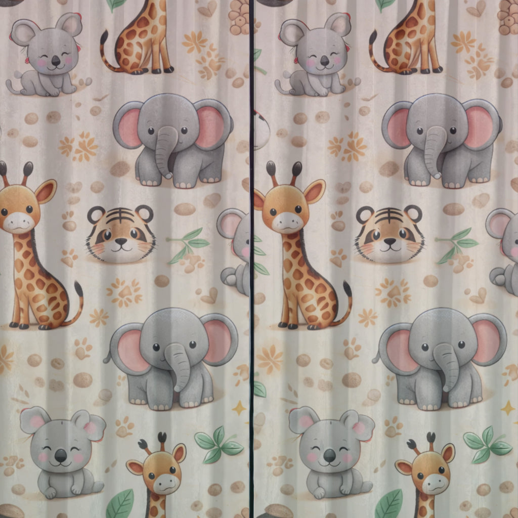 Kids Seamless Animal Pattern Bundle, Cute Cartoon Animals Digital Paper, Nursery Backgrounds, Baby Pattern, Printable Scrapbook Paper Pack|128