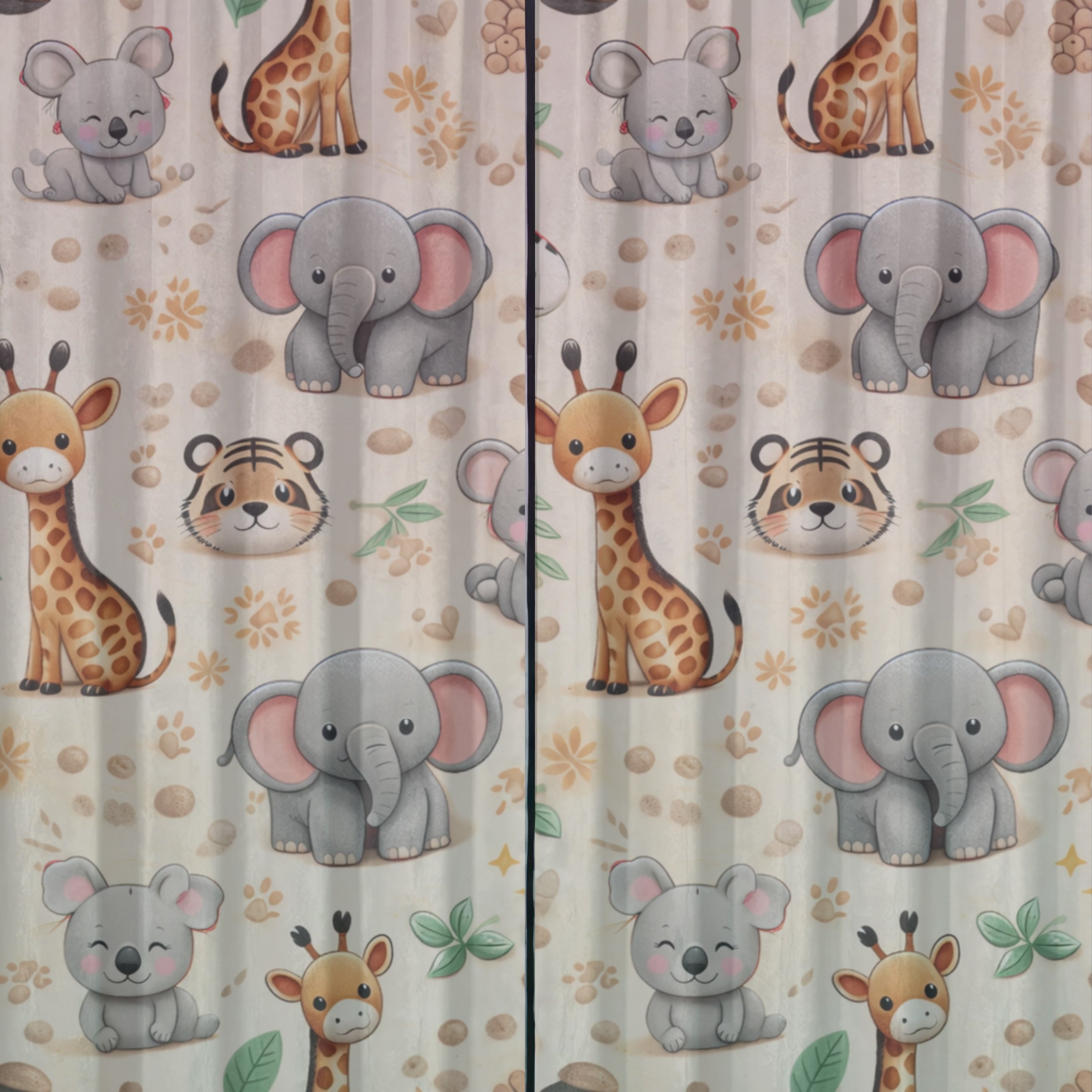 Kids Seamless Animal Pattern Bundle, Cute Cartoon Animals Digital Paper, Nursery Backgrounds, Baby Pattern, Printable Scrapbook Paper Pack|128