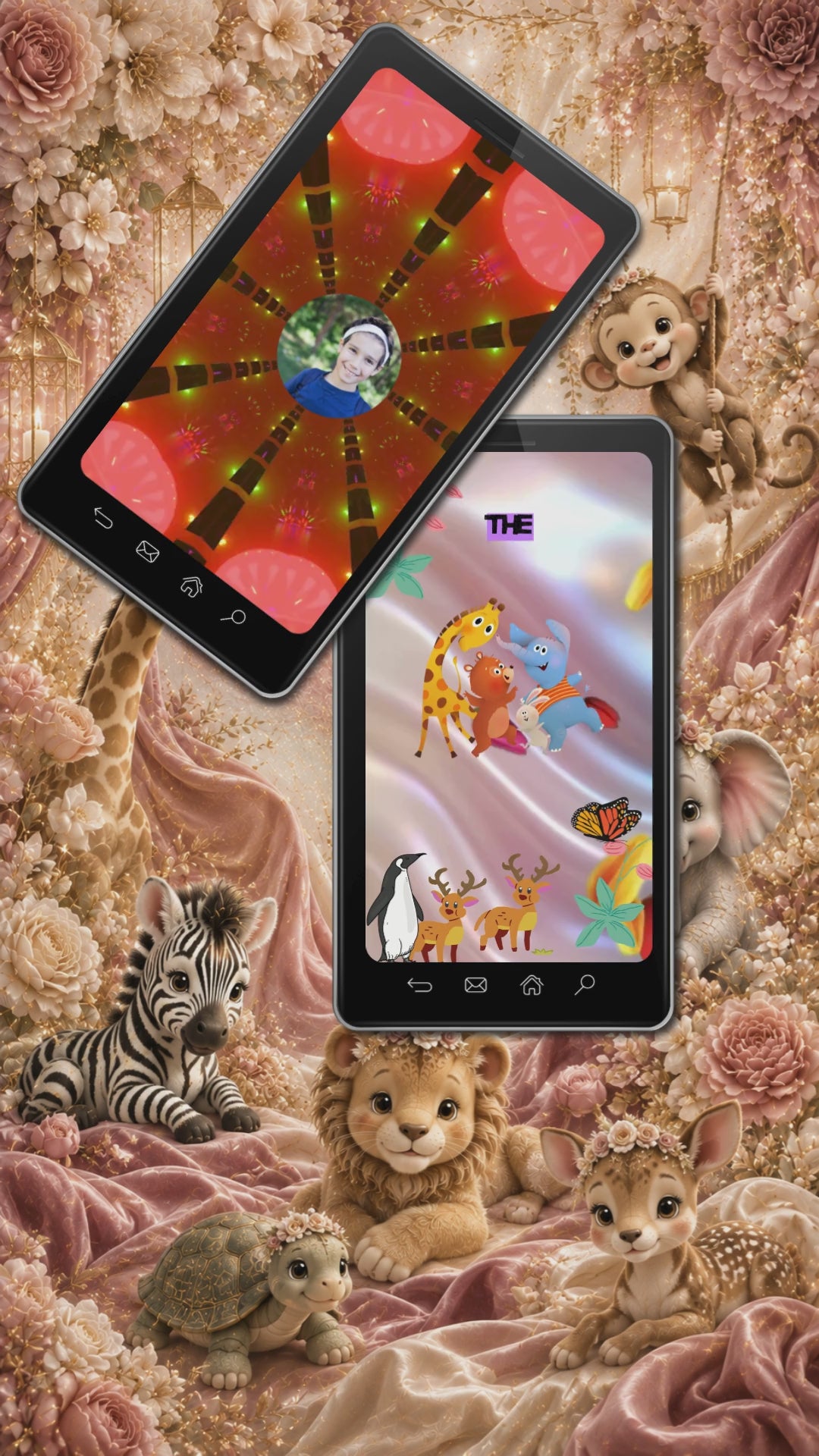 Animal Birthday Video Invitation | Editable Canva Template | Commercial Use | Instant Download