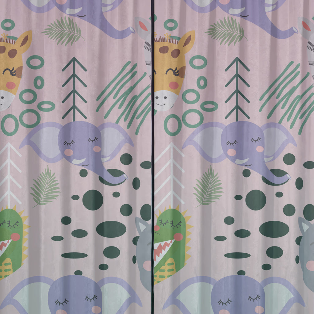 White Lavender Scandi Safari Face Animals Kids Seamless Pattern Bundle 10 Colourways Commercial Use - Digital Paper POD Etsy Scandi Nursery Fabric Boho Elephant Safari Merchandise