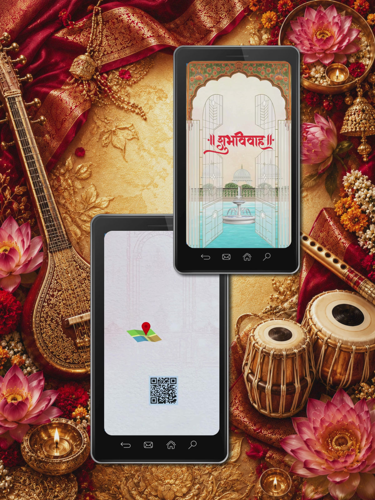 Hindu Wedding Invitation Video Template Canva | Shubh Vivah Animated Invite | Haldi Mehendi Sangeet | Personal Use