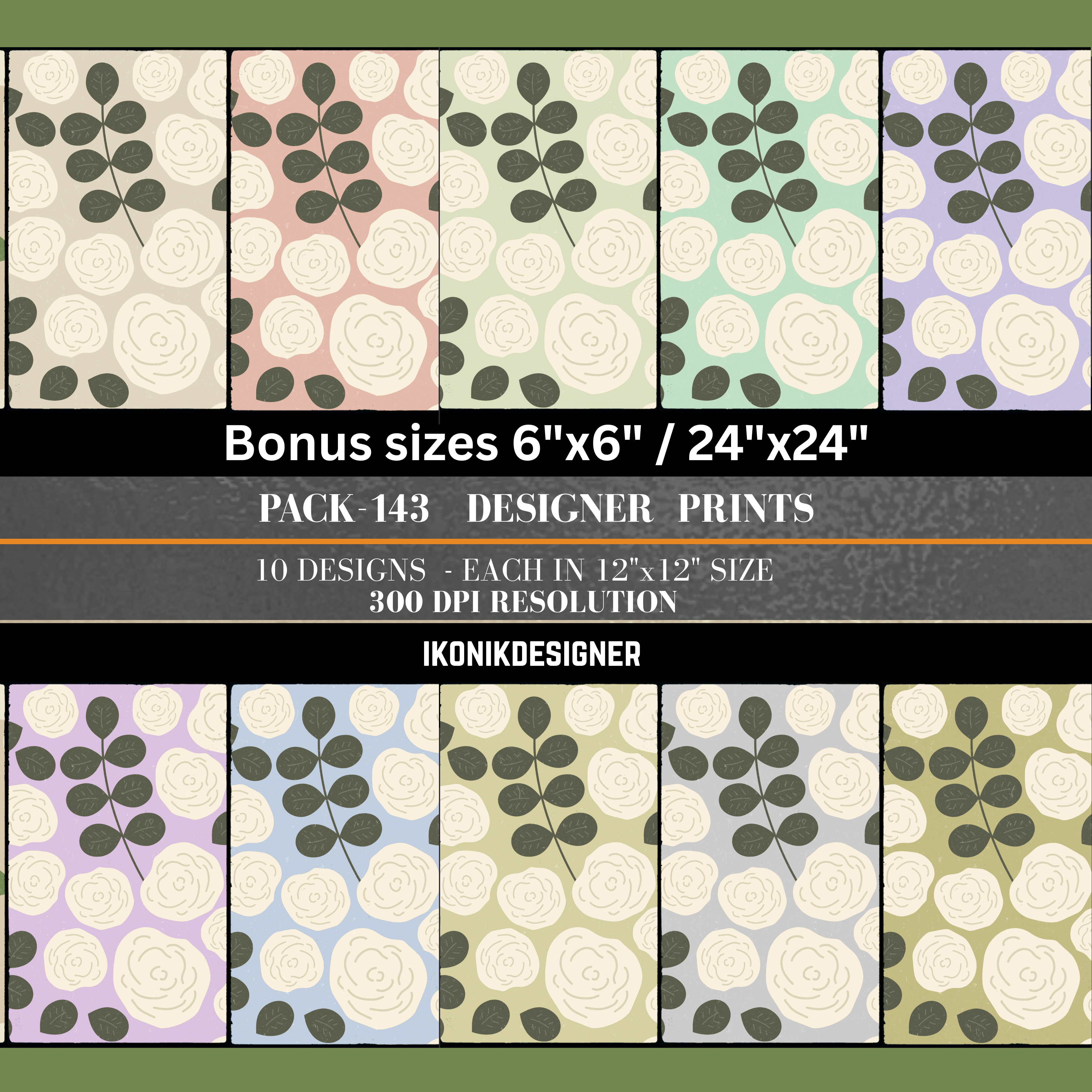 Modern Seamless Pattern Bundle, Geometric &amp; Abstract Digital Paper, Minimal Backgrounds, Printable Scrapbook Paper, Fabric Design|143