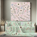 Blush Pink Anemone Hydrangea Eucalyptus Watercolour Botanical Seamless Pattern Bundle 10 Colourways Commercial Use - Digital Paper POD Etsy Blush Bridal Fabric Anemone Wedding Merchandise