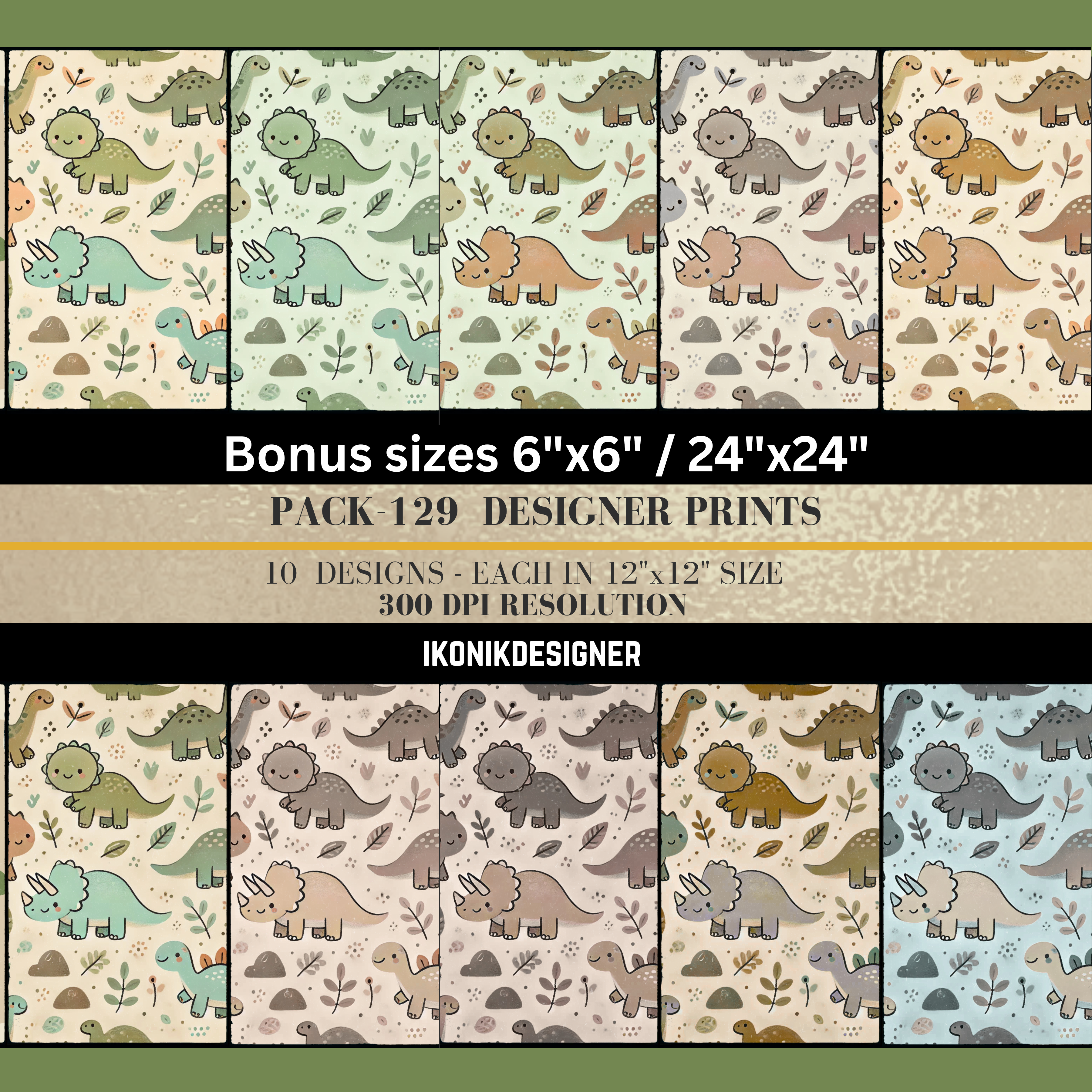 Commercial Use Kids Animal Seamless Pattern Bundle, Cute Cartoon Digital Paper, Nursery Backgrounds, POD, Fabric &amp; Packaging Design|129c